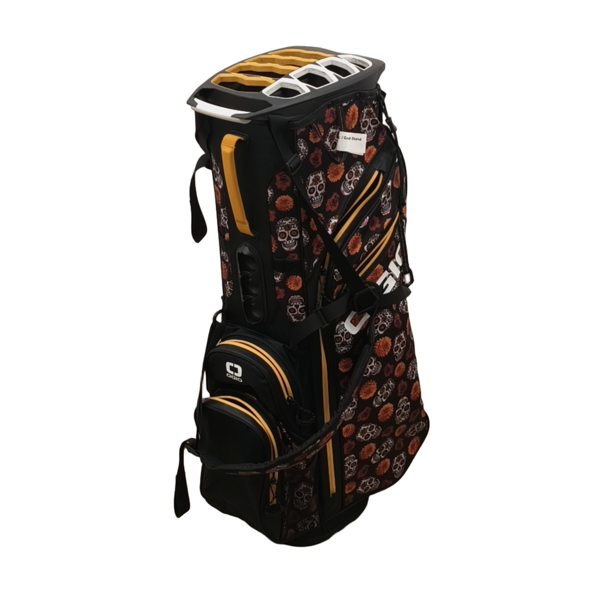 Ogio Sugar Skull Golf Bag / 8-Way / Pomarańczowy [model:birefnet-general] [bg:handrolled]