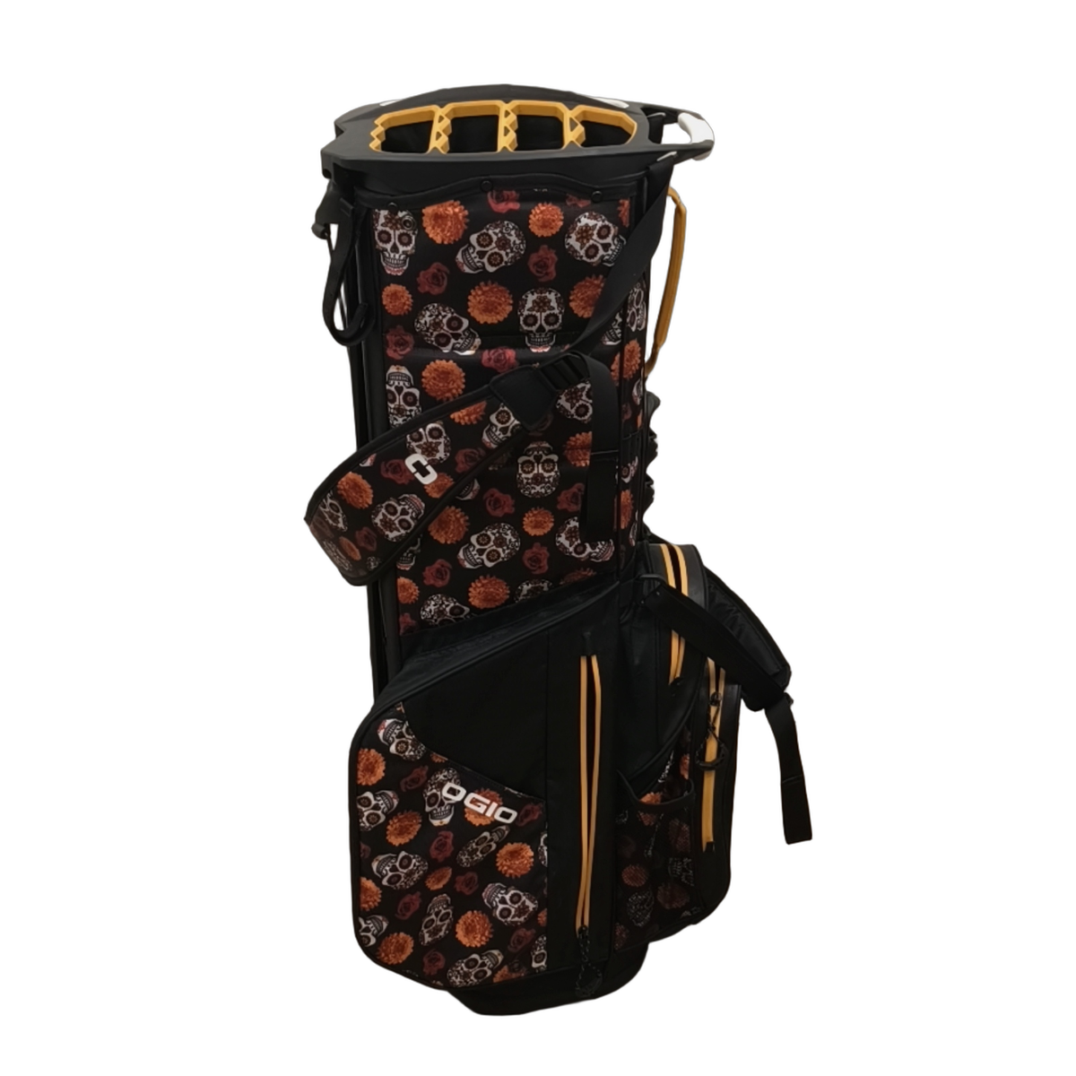 Ogio Sugar Skull Golf Bag / 8-Way / Pomarańczowy [model:birefnet-general] [bg:handrolled]