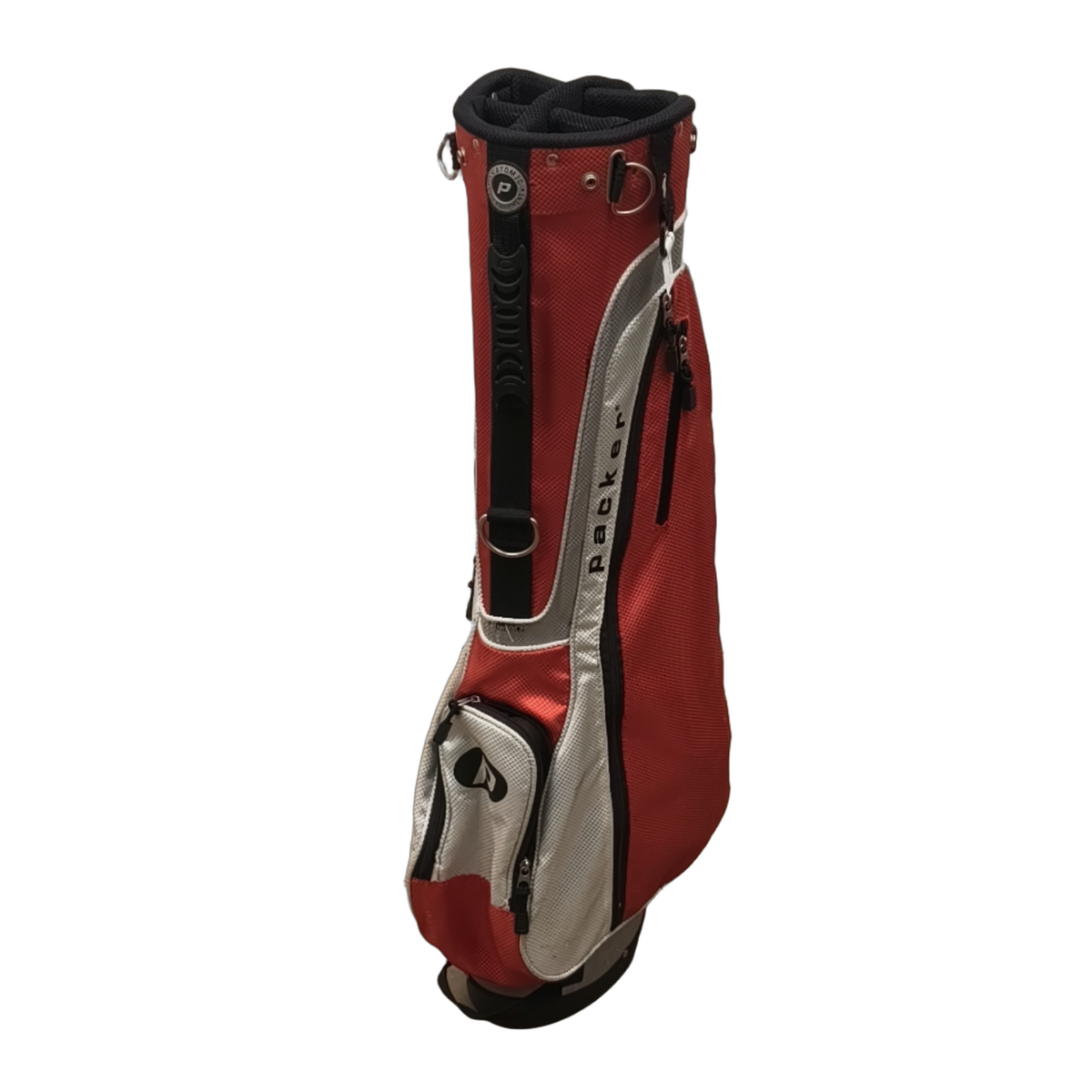 Packer Golf Bag / 6-Compartment / Red [model:birefnet-general] [bg:handrolled]