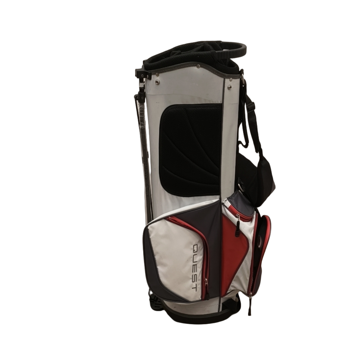 Ozoone Quest Golf Bag / 6-Way Divider / White [model:birefnet-general] [bg:handrolled]