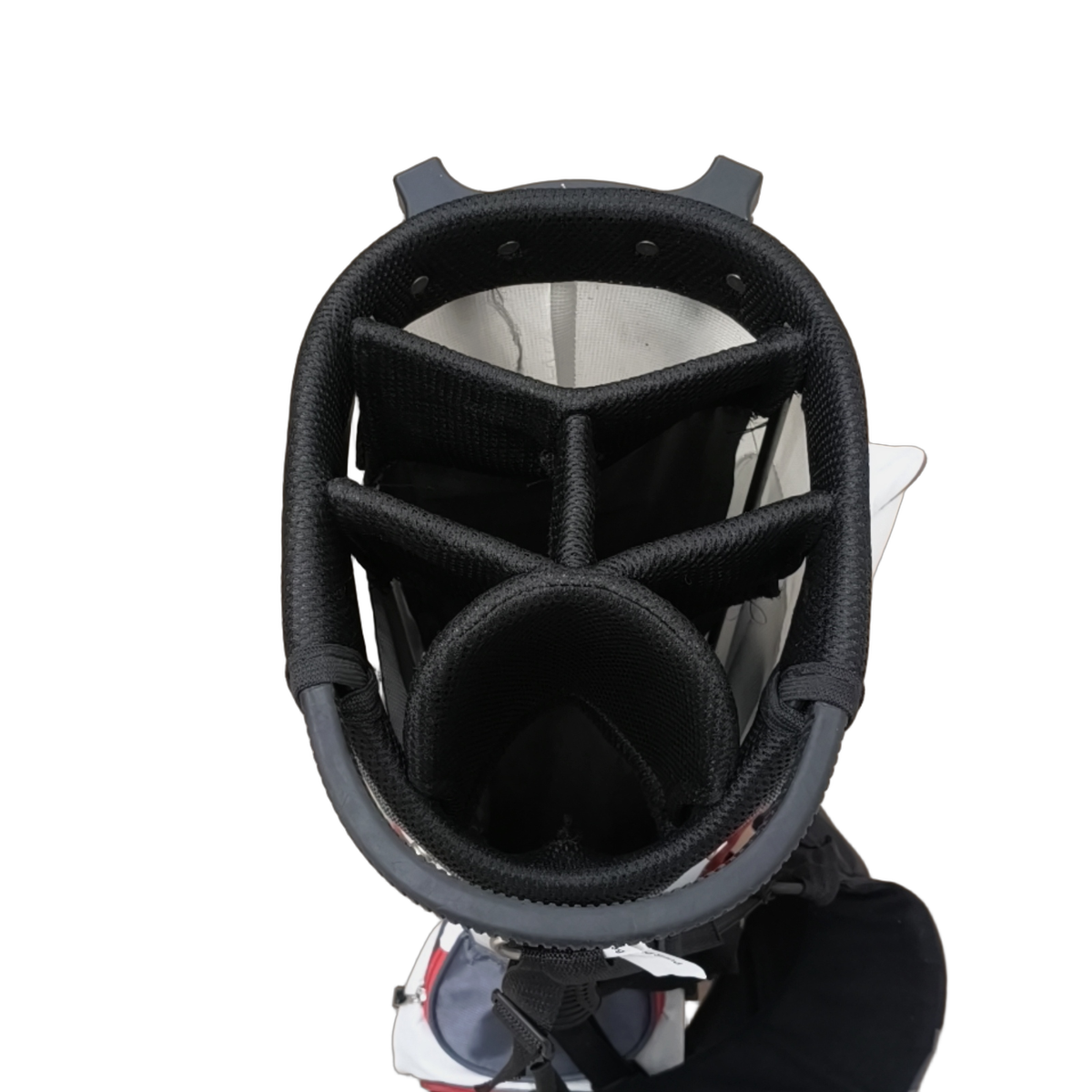 Ozoone Quest Golf Bag / 6-Way Divider / White [model:birefnet-general] [bg:handrolled]