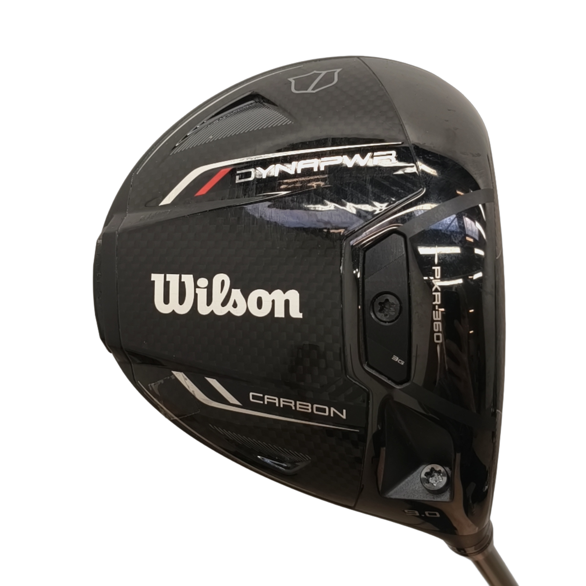 Wilson DynaPWR Carbon Driver / Flex A-flex / Loft 9 [model:birefnet-general] [bg:handrolled]