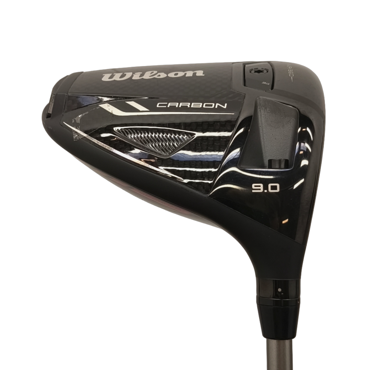 Wilson DynaPWR Carbon Driver / Flex A-flex / Loft 9 [model:birefnet-general] [bg:handrolled]
