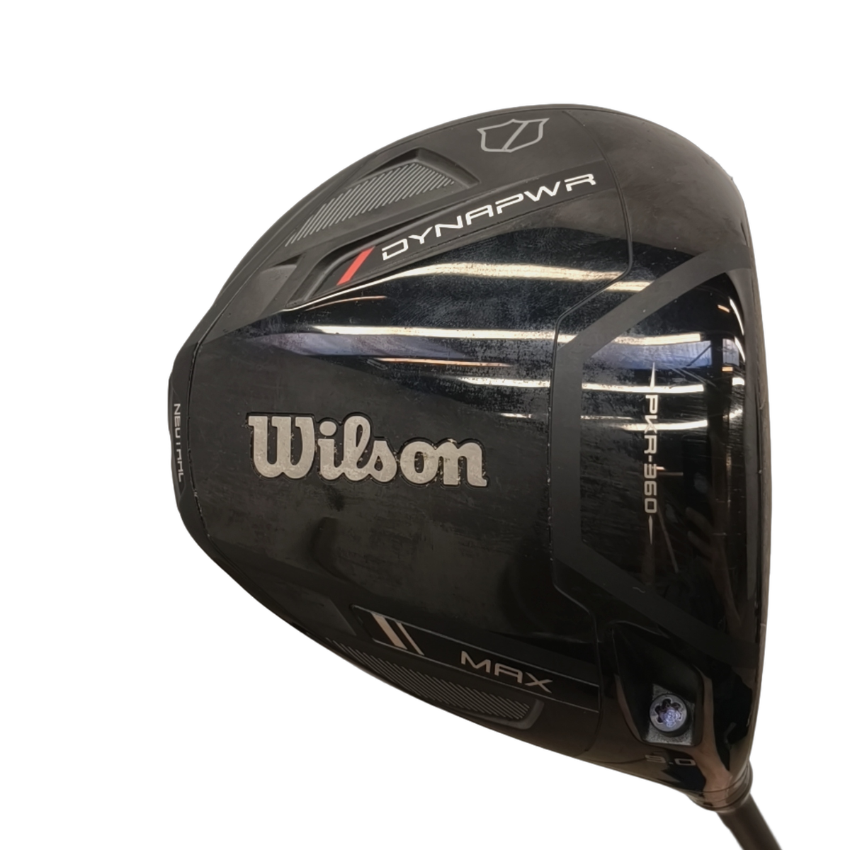 Wilson DynaPWR Max Driver / Flex X-Stiff / Loft 9 [model:birefnet-general] [bg:handrolled]