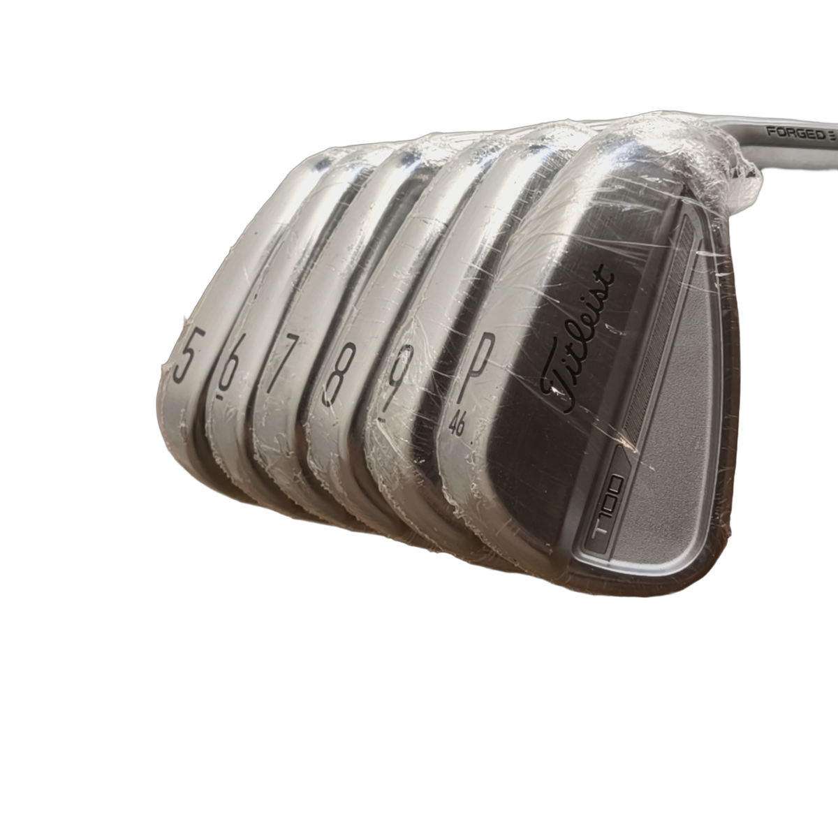 Titleist T100 Gen. 3 Jernsæt / 5-PW / Flex Stiff / Stål [model:birefnet-general] [bg:handrolled]