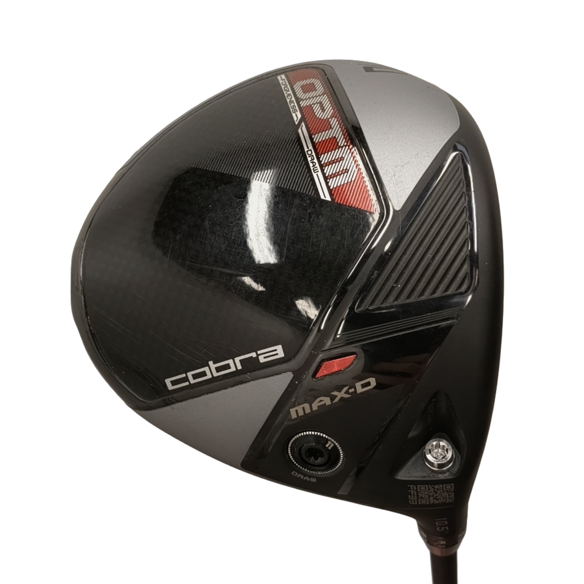 Cobra OPTM MAX D Driver / Flex Stiff / Loft 10.5 [model:birefnet-general] [bg:handrolled]