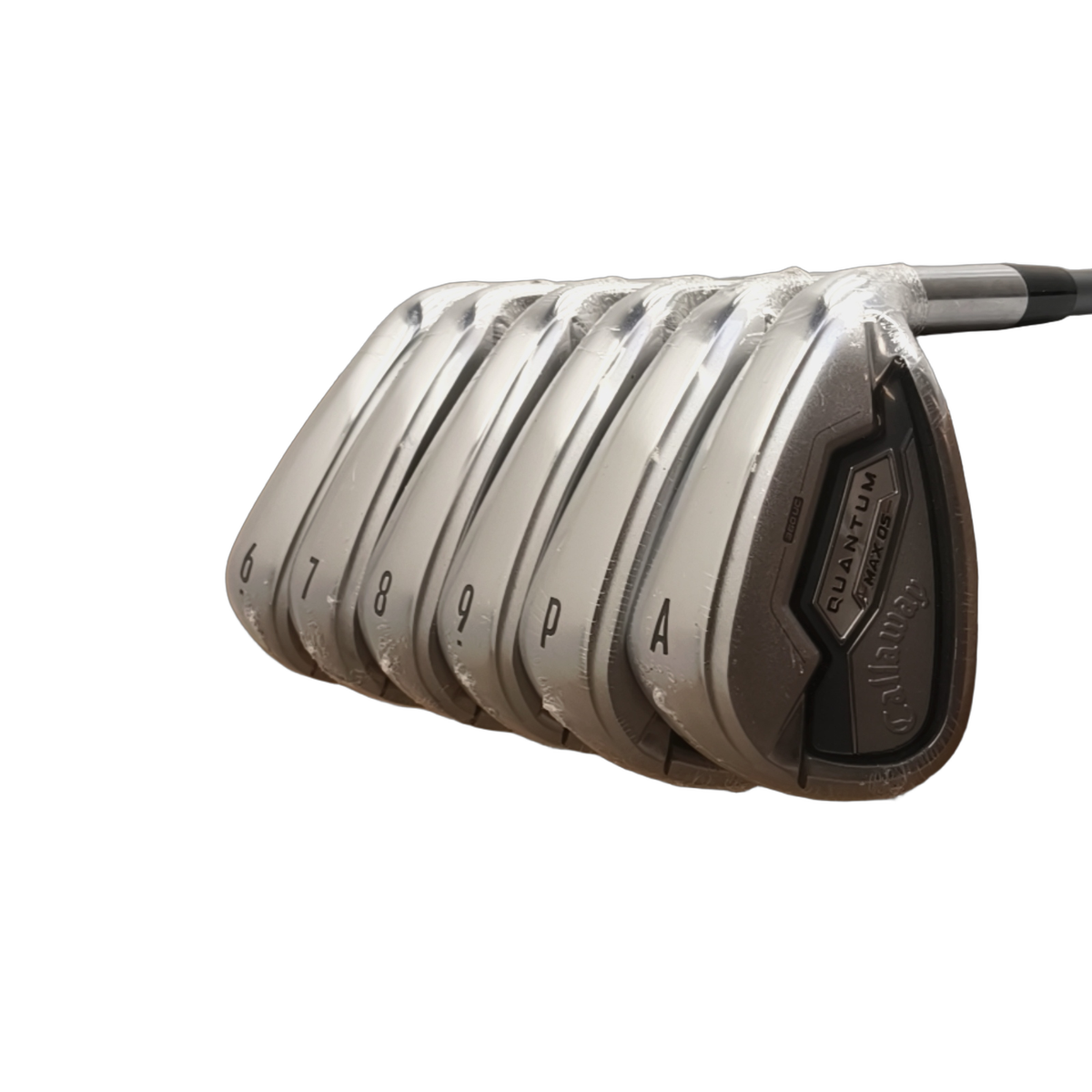 Callaway Quantum Max OS Jernsæt / 6-PW+GW+SW+LW / Flex Regular / Grafit [model:birefnet-general] [bg:handrolled]