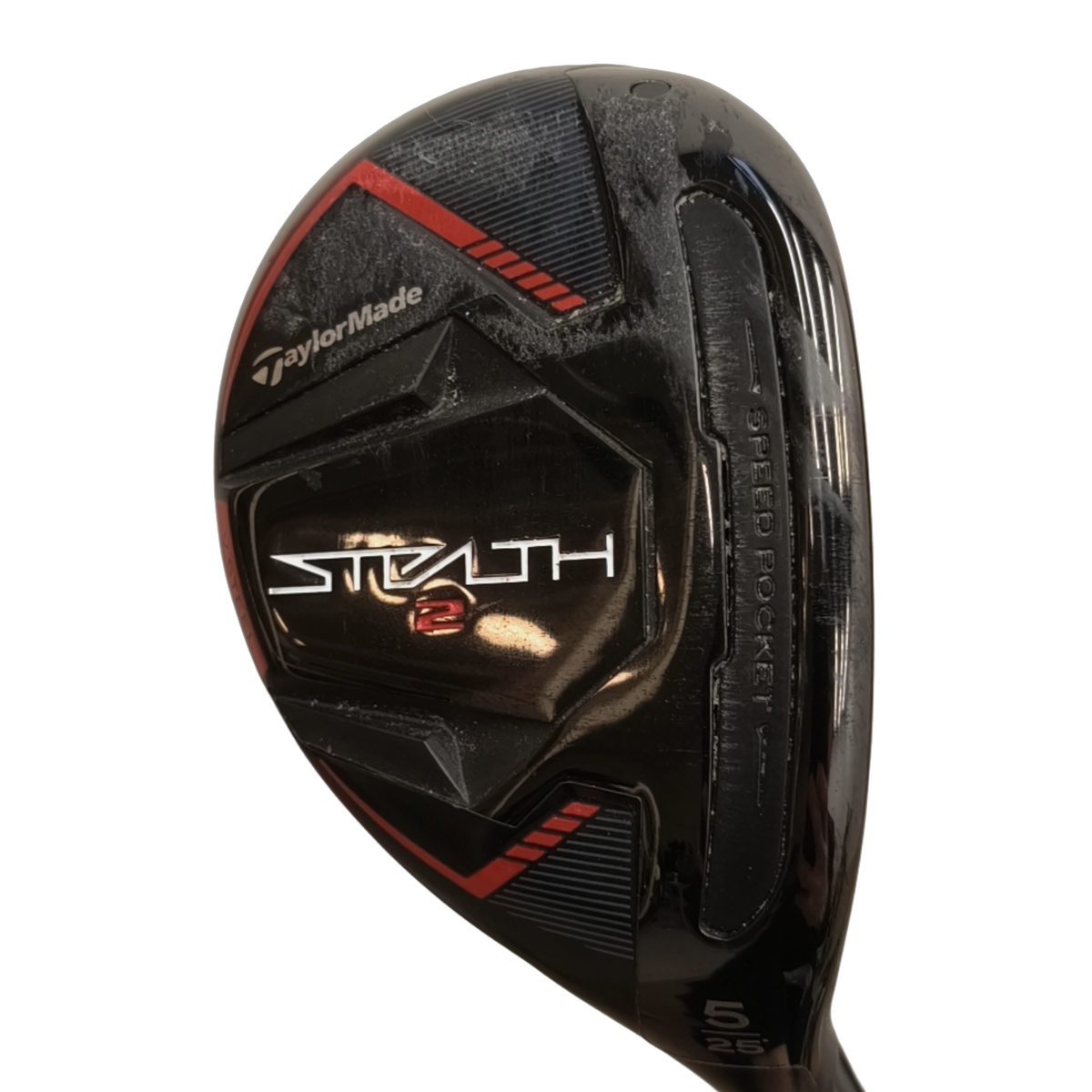 TaylorMade Stealth 2 Hybrid / Flex A-flex / #5/25 [model:birefnet-general] [bg:handrolled]