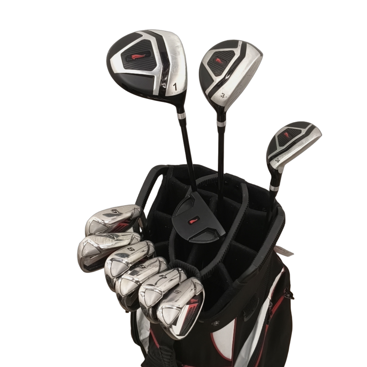 Big Fairways CV9.5 Komplet Sæt Med Bag / 6-PW+SW / Flex Ladies / Grafit [model:birefnet-general] [bg:handrolled]