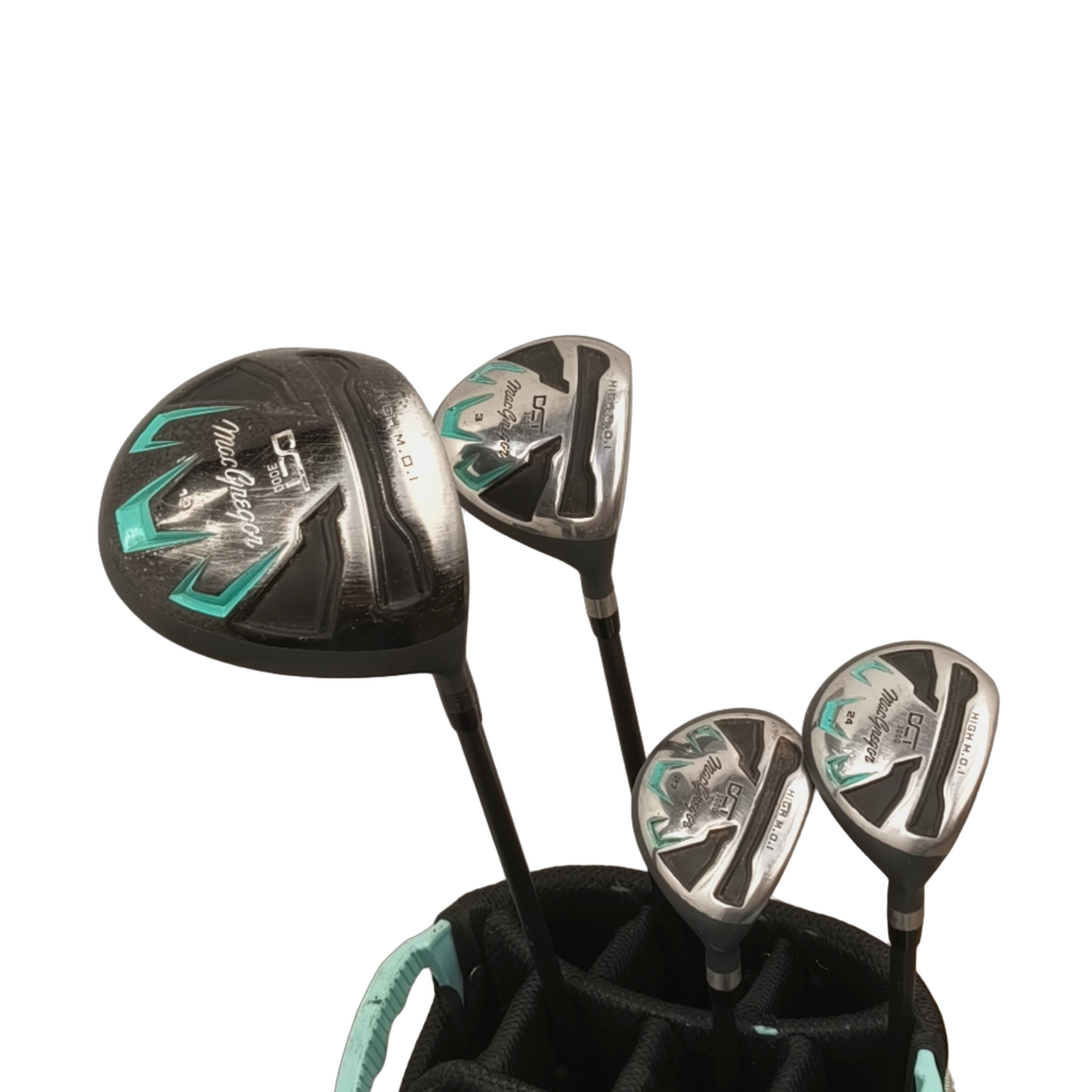 MacGregor DCT 3000 Komplet Sæt Med Bag / 6-PW+SW / Flex Ladies / Grafit [model:birefnet-general] [bg:handrolled]