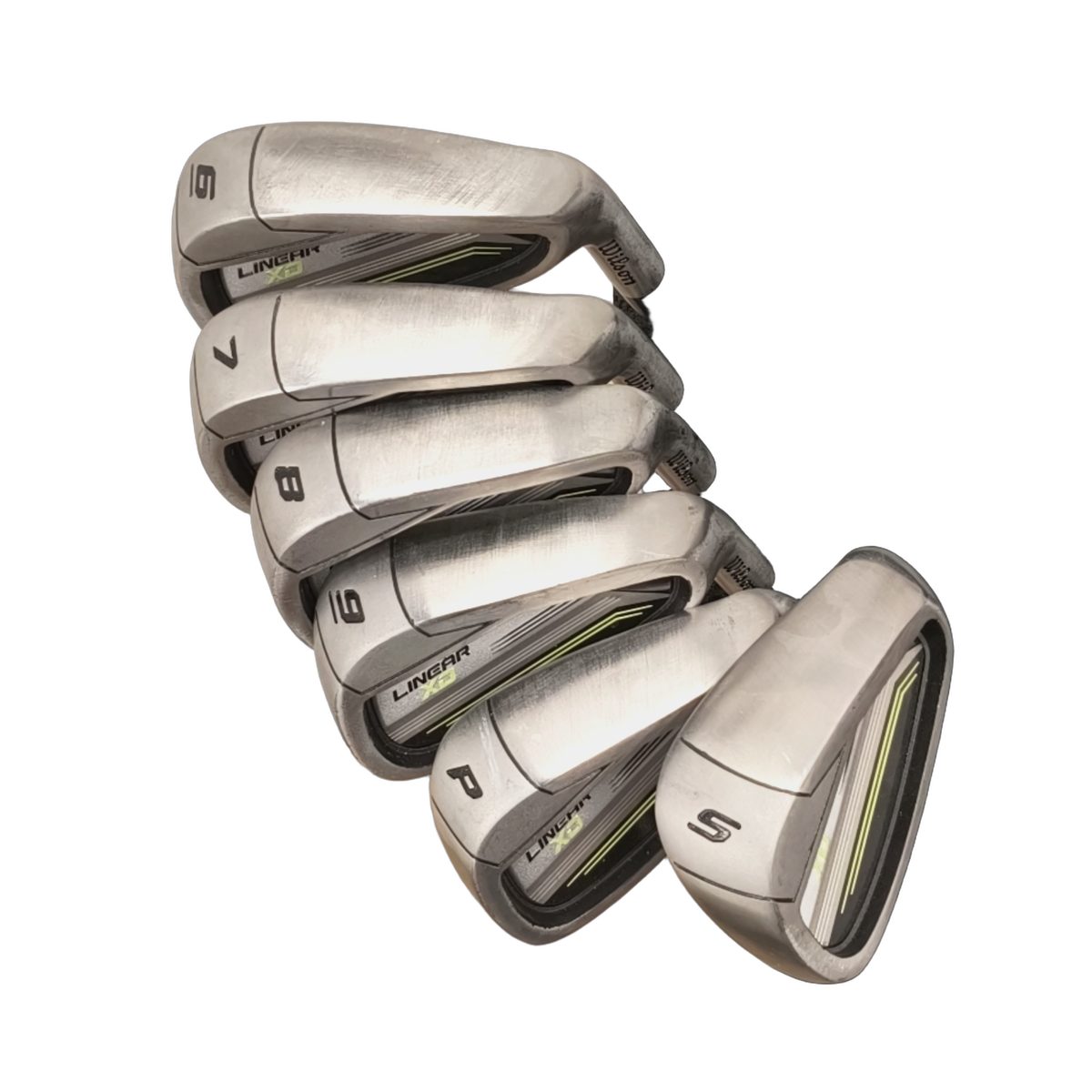 Wilson Linear XD Set Completo Con sacca media / 6-PW+SW / Flex Regular / Acciaio [model:birefnet-general] [bg:handrolled]