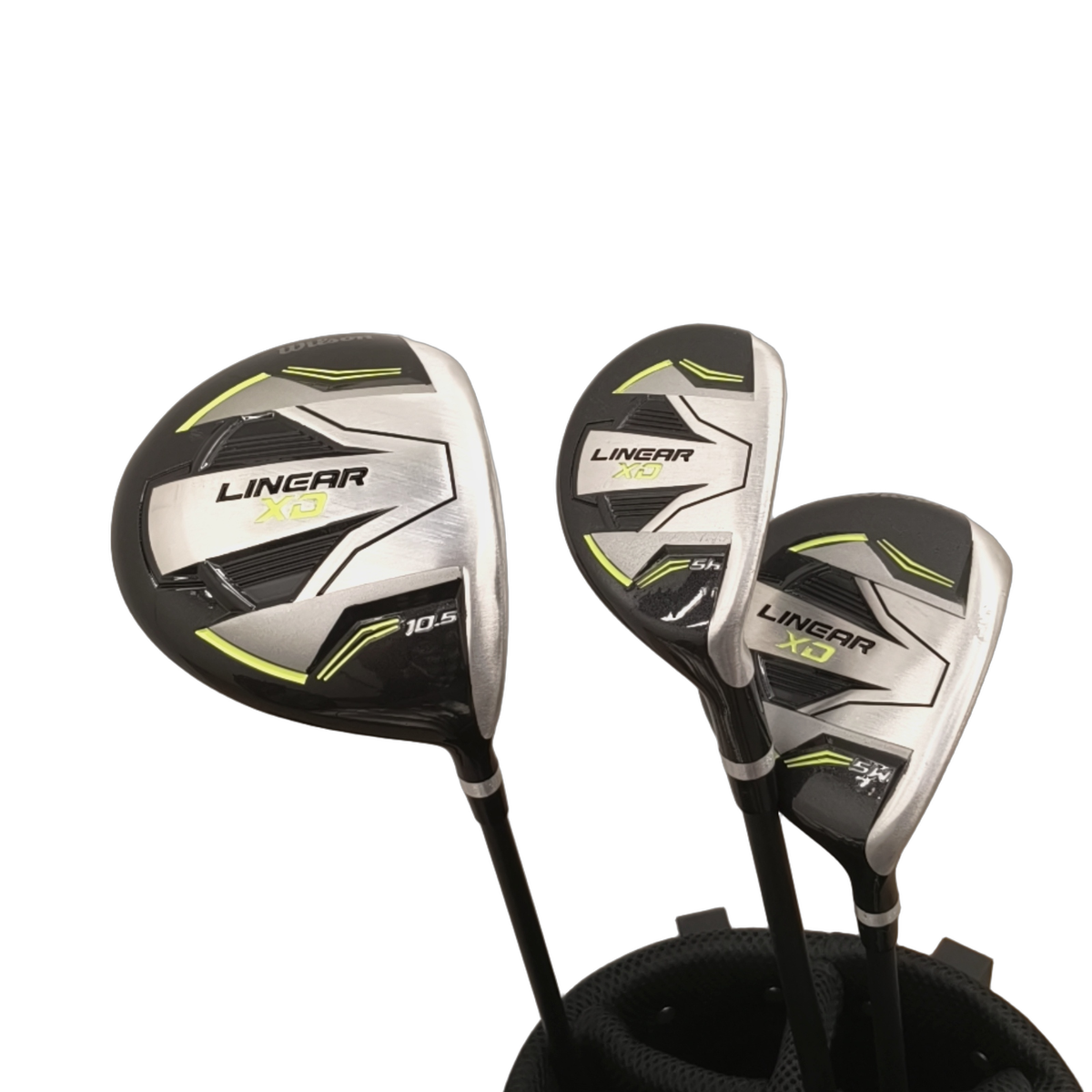 Wilson Linear XD Set Completo Con sacca media / 6-PW+SW / Flex Regular / Acciaio [model:birefnet-general] [bg:handrolled]