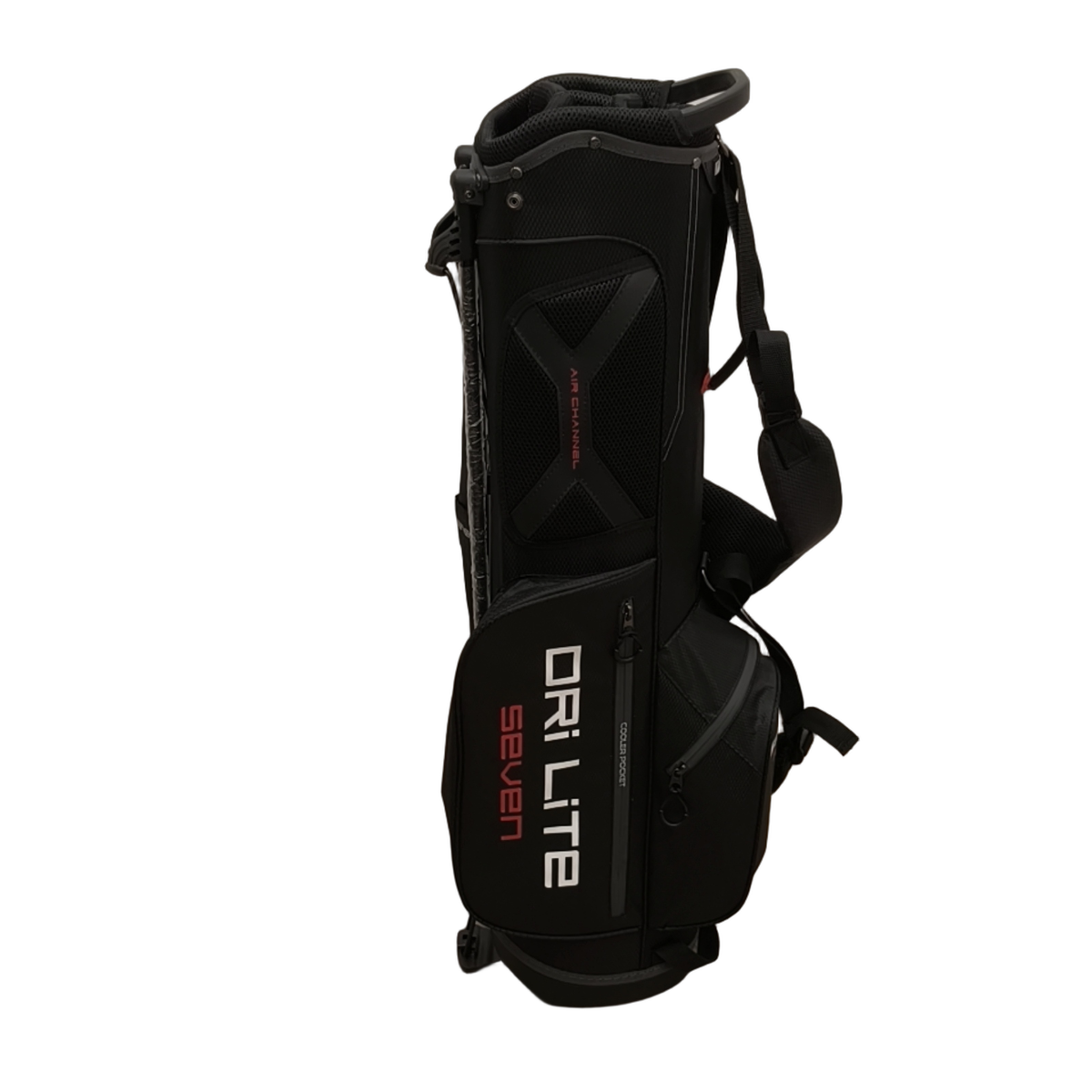 Big Max Dri Lite Seven G Golf Bag / 4-Rum / Sort [model:birefnet-general] [bg:handrolled]