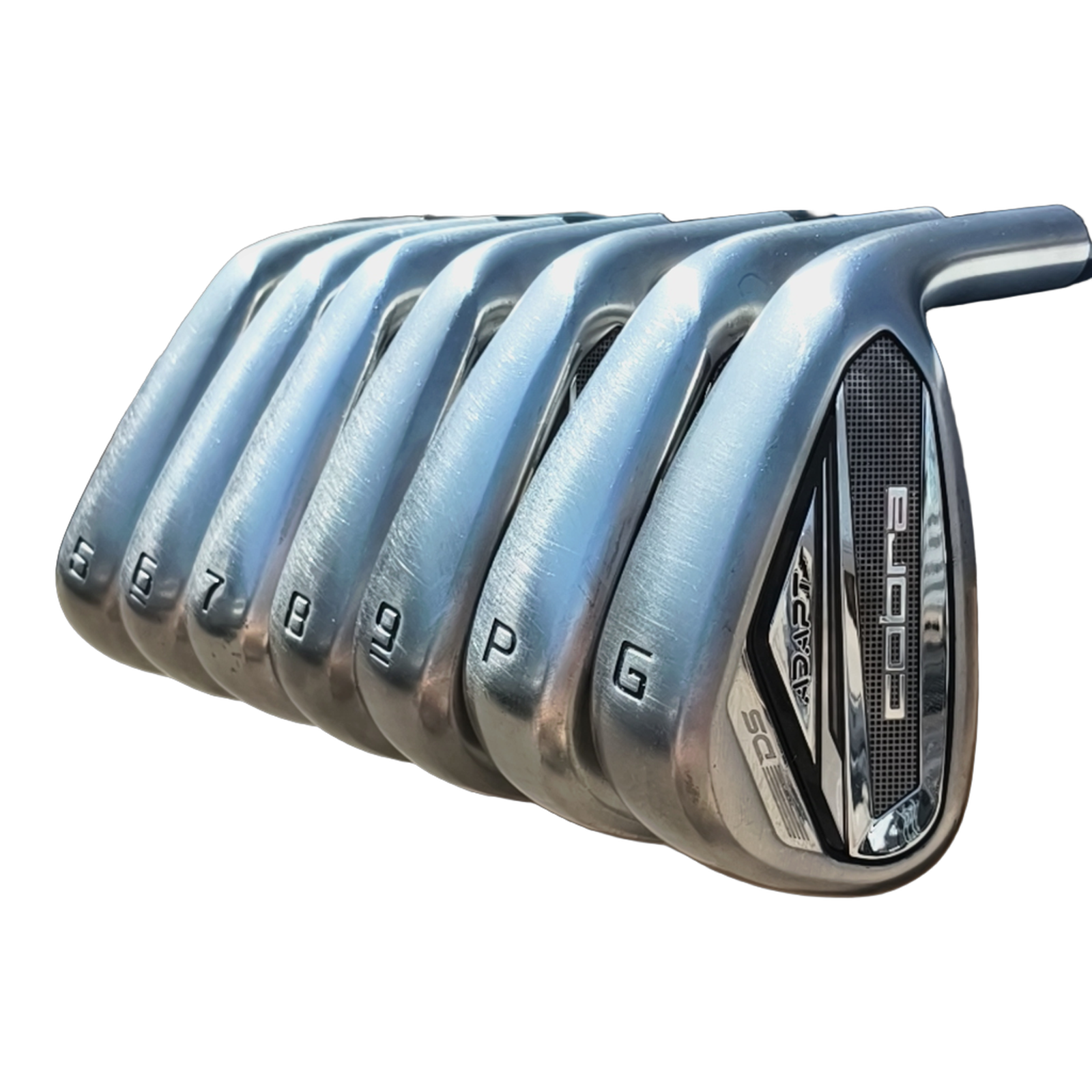 Cobra DS-Adapt Jernsæt / 5-PW+GW / Flex Stiff / Stål [model:birefnet-general] [bg:handrolled]