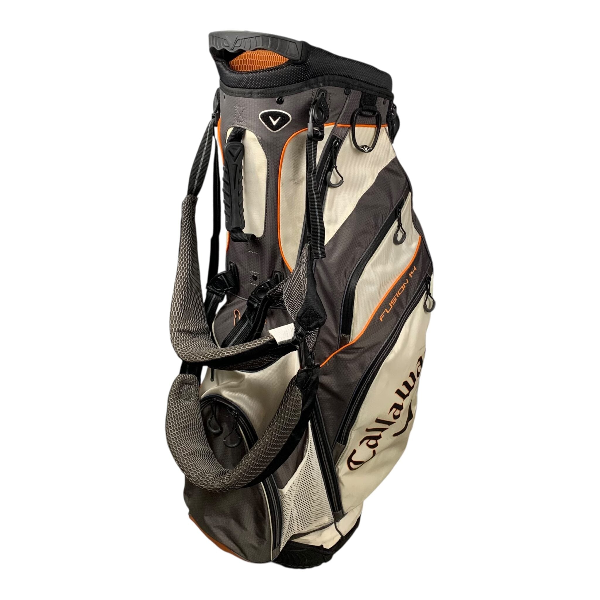 Callaway Fusion 14 Standbag / Weiß/Orange / 14-Fächer