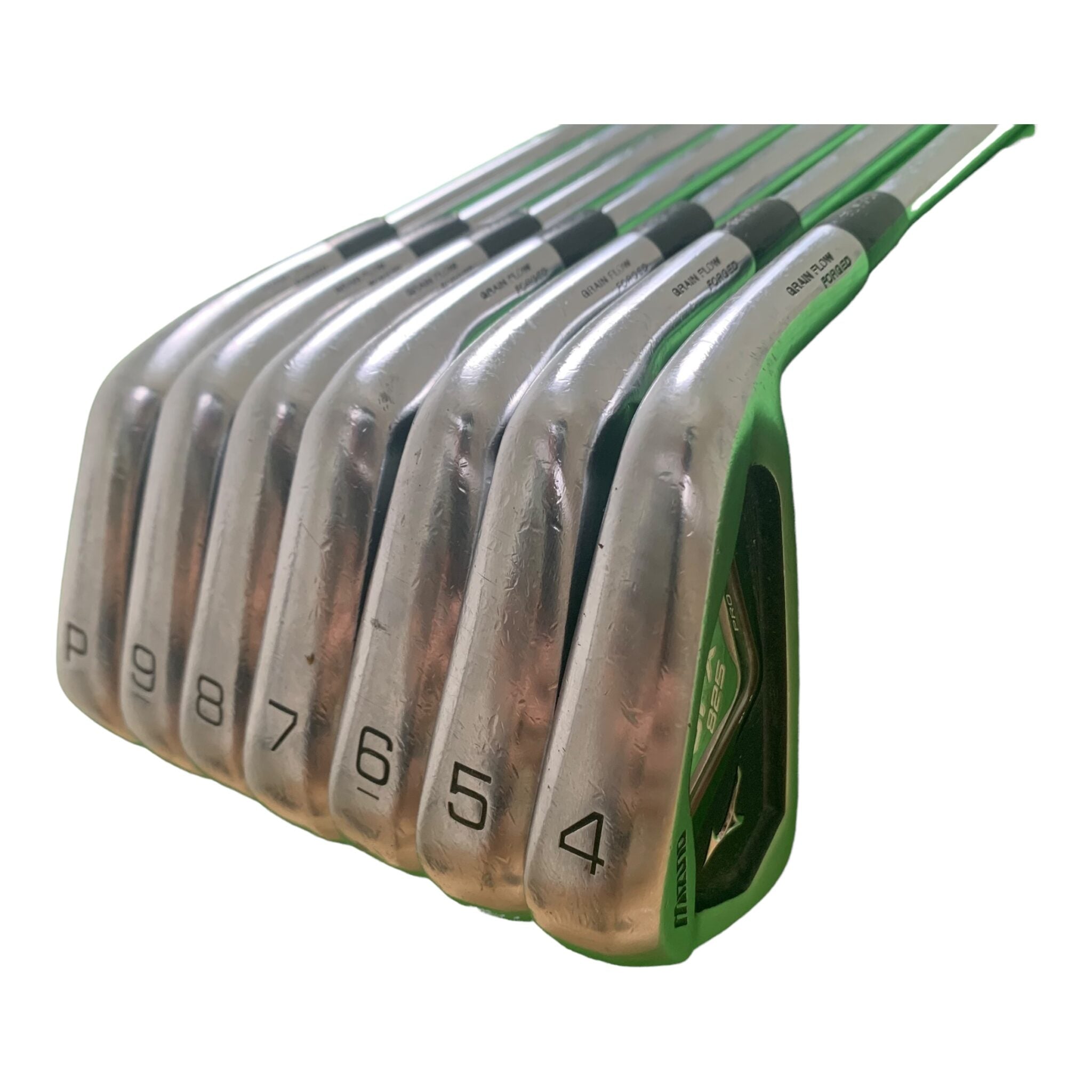 Mizuno JPX-825 Pro iron set / Flex stiff / 4-PW / Steel / Length +1" / Lamkin ST Hybrid Midsize grab