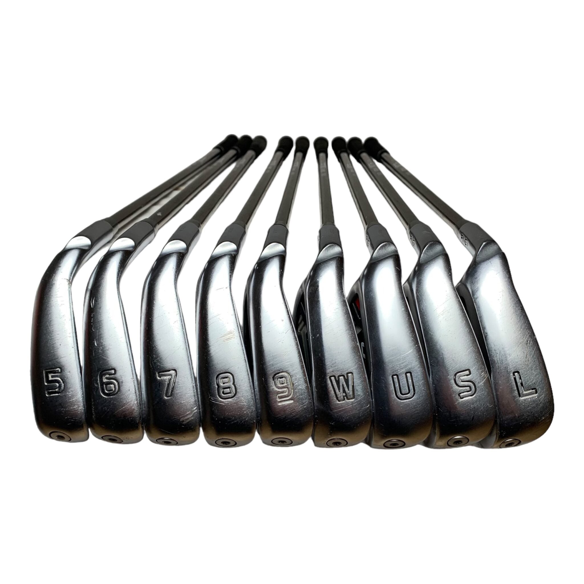 Venstre Ping G410 jernsæt VENSTRE / Flex Regular / 5-W+U+S+L  / Grafit