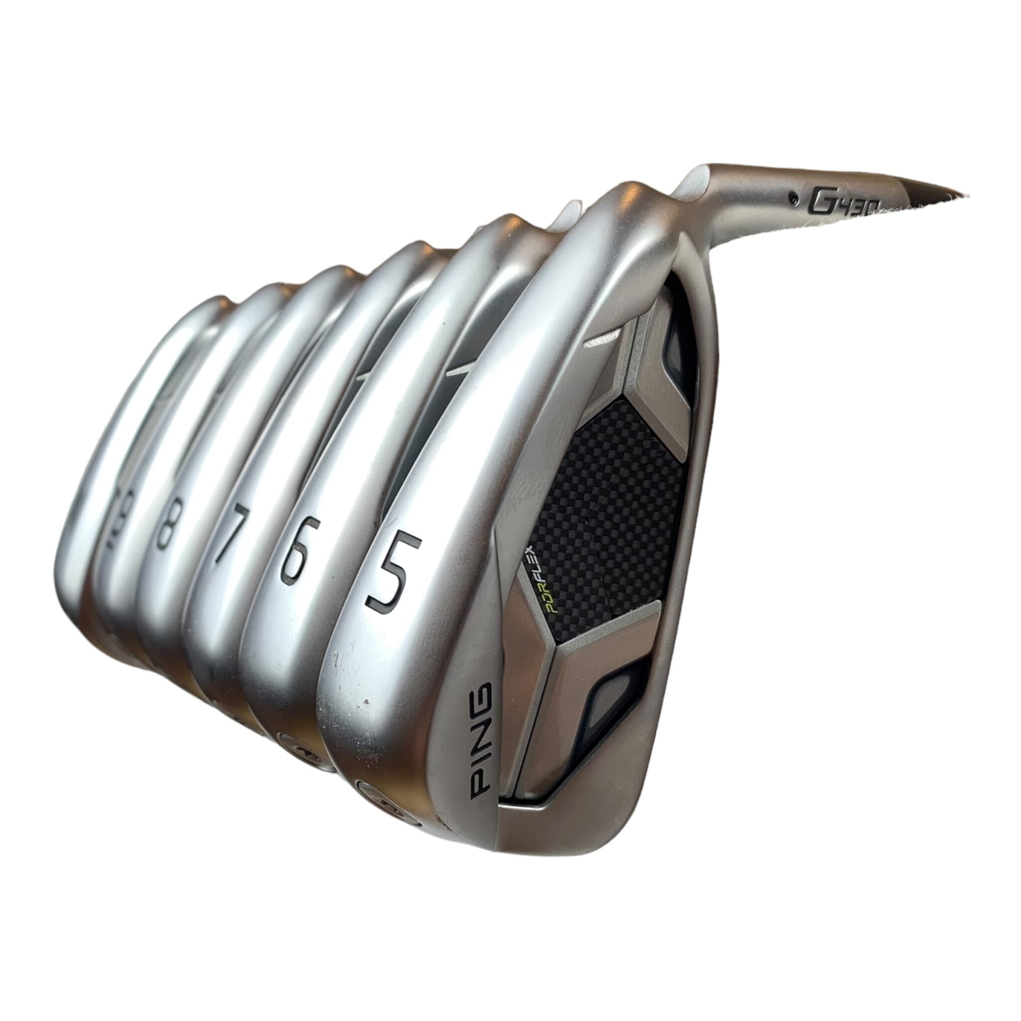 Ping G430 iron set / Flex Regular / 5-PW / Steel / Lie = Black DOT