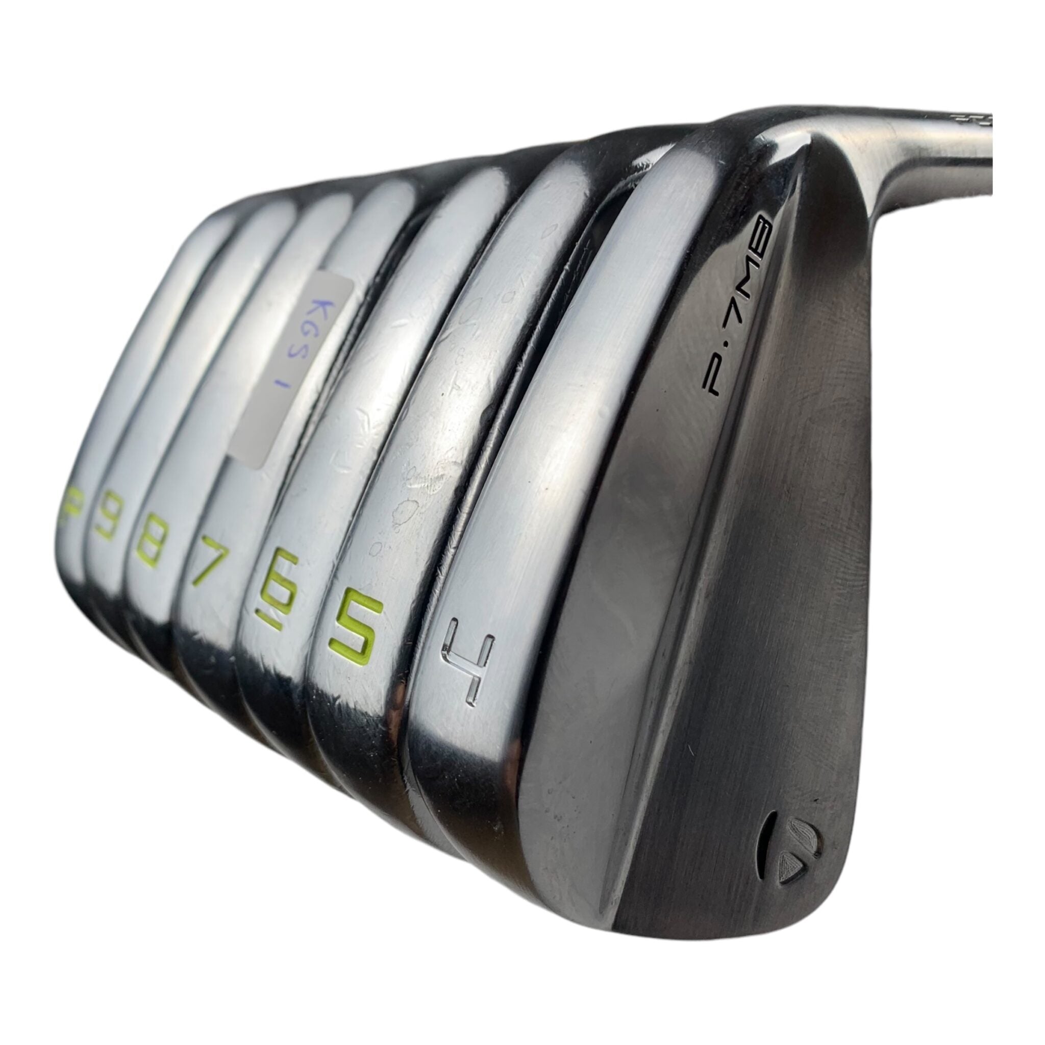 TaylorMade P7MB iron set / Flex X-Stiff / 4-P / Steel / Crossline Black Midsize Grip