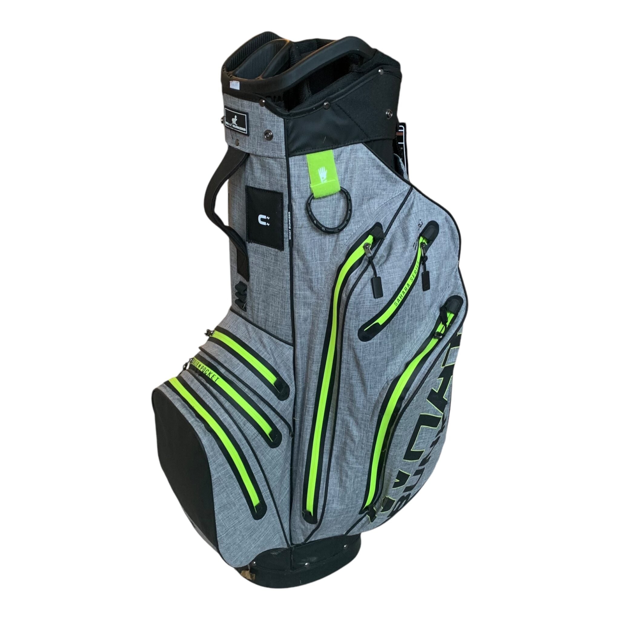 What Bunkers Zambezi Bag // Grey/Neon - 14 Rum / WITH. Rain cover