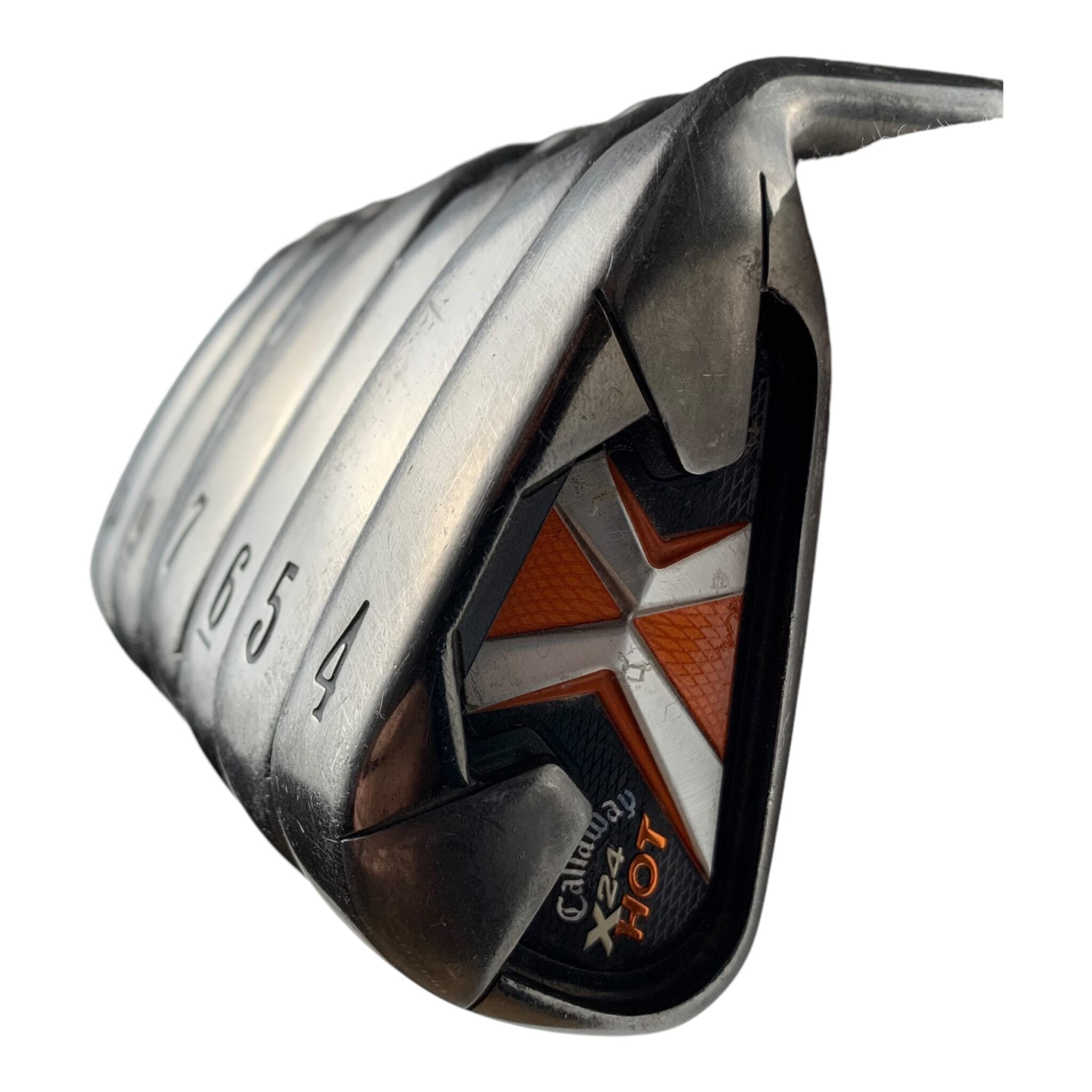 Callaway X-24 Hot Iron Set / Flex Unisex / Steel / 4-P