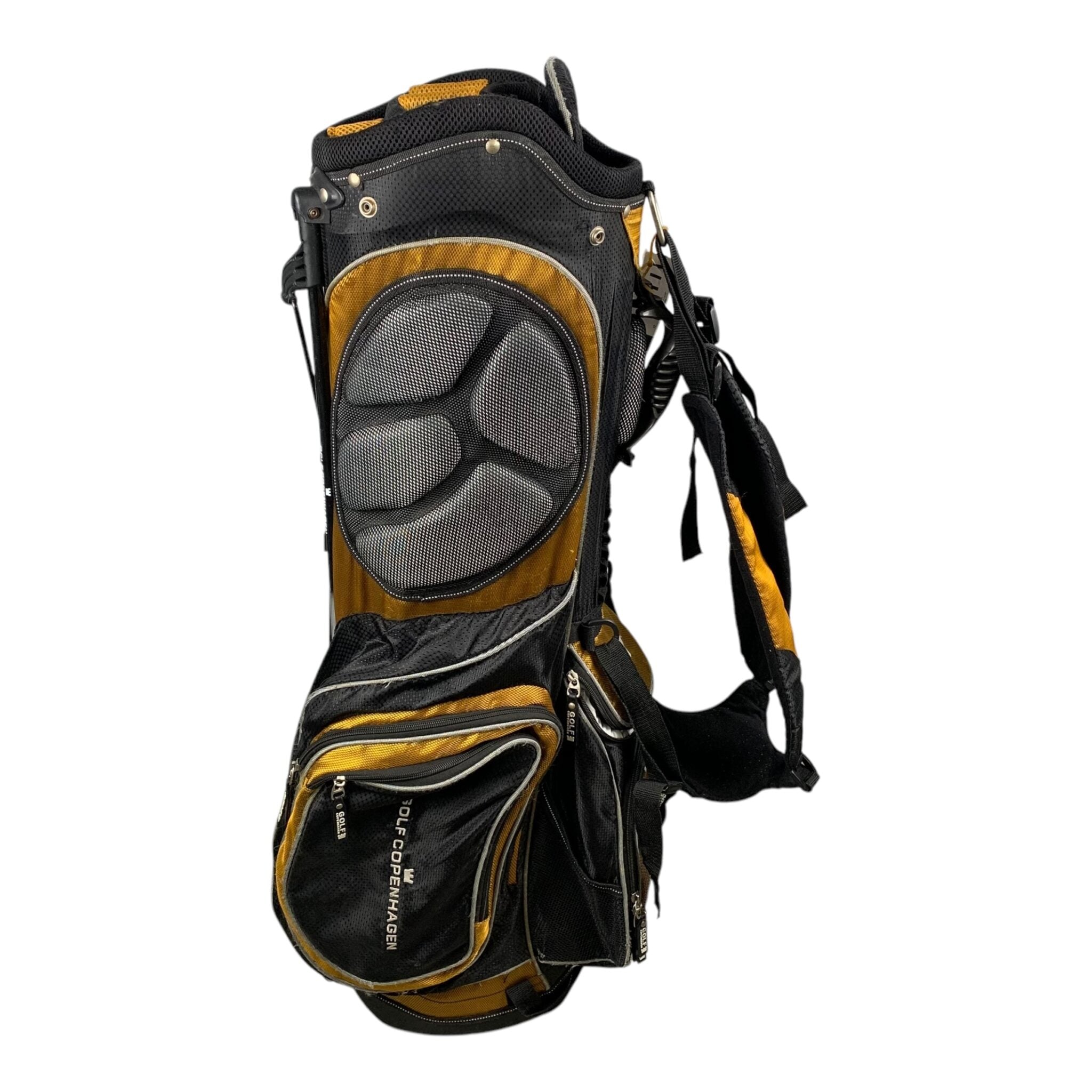 Golf Copenhagen StandBag / Black/Gold / 7 Compartments