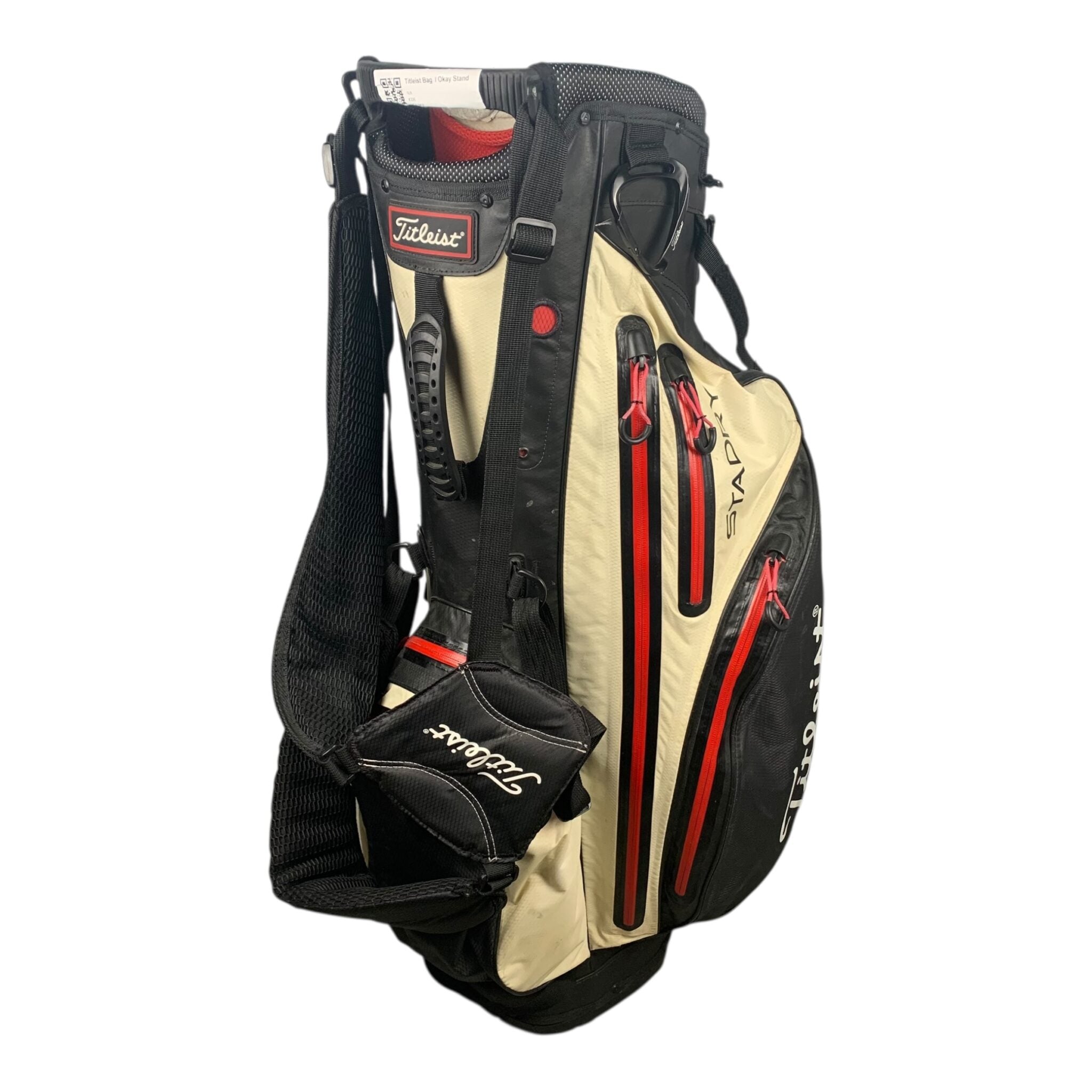 Titleist Stadry Standbag / Red/White/Black / 4-Compartment