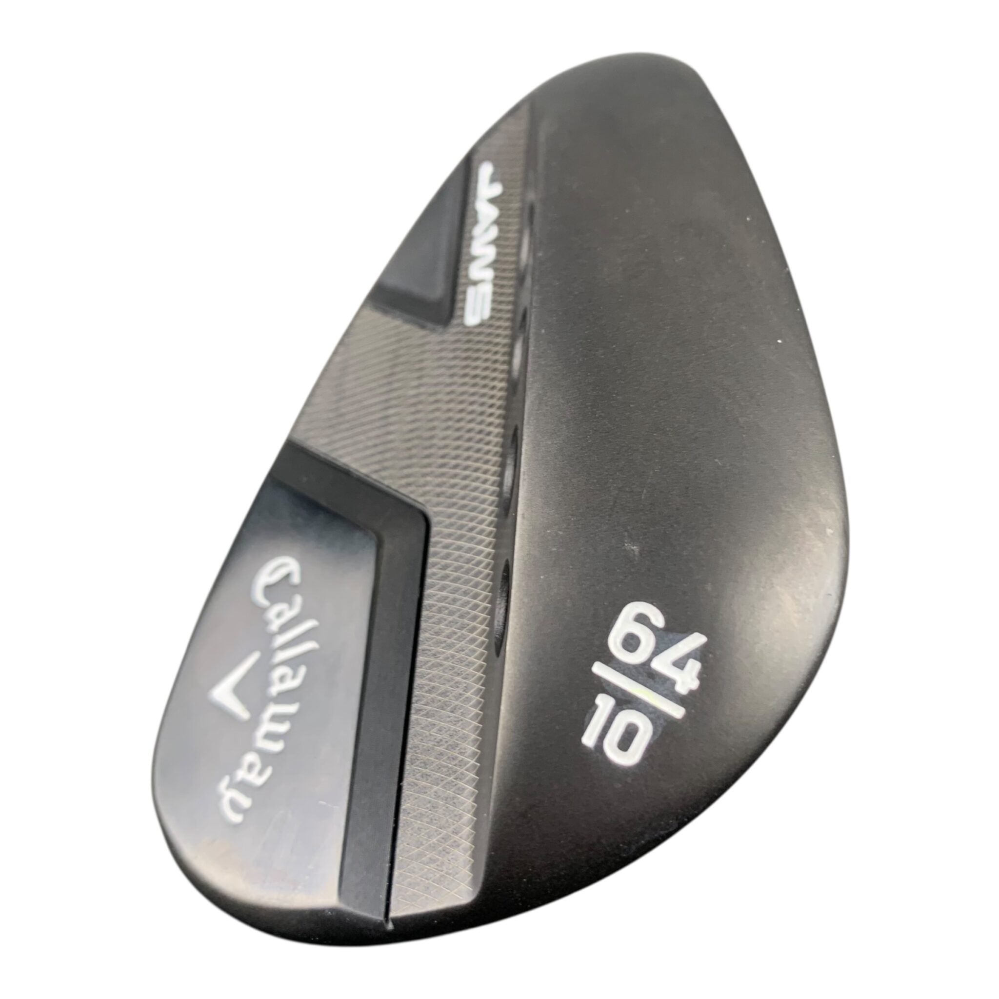 Callaway Jaws Full-Toe Black Wedge / Steel / #64/10 - Left