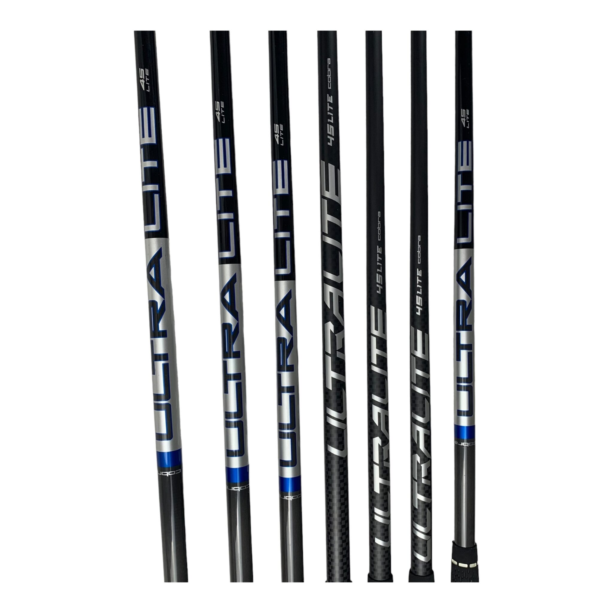 Cobra T Rail iron set / Flex A (Senior) / 4H+5-PW / Graphite / Length +0.25"