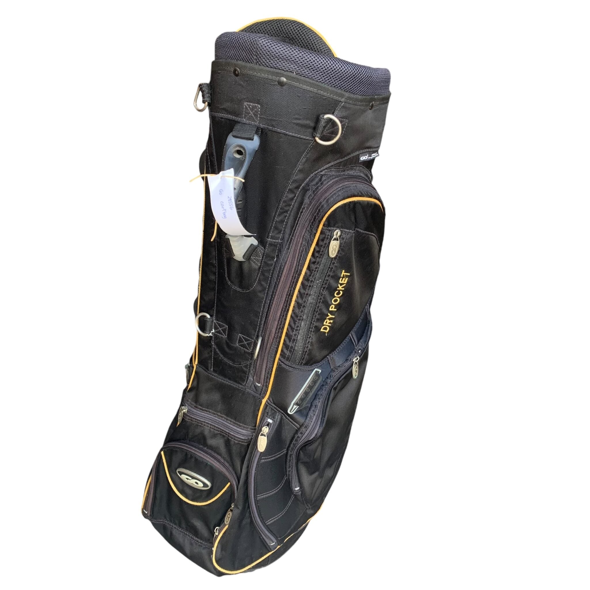 Golf Copenhagen Fairway Cartbag / Black/Orange / 7 Rooms