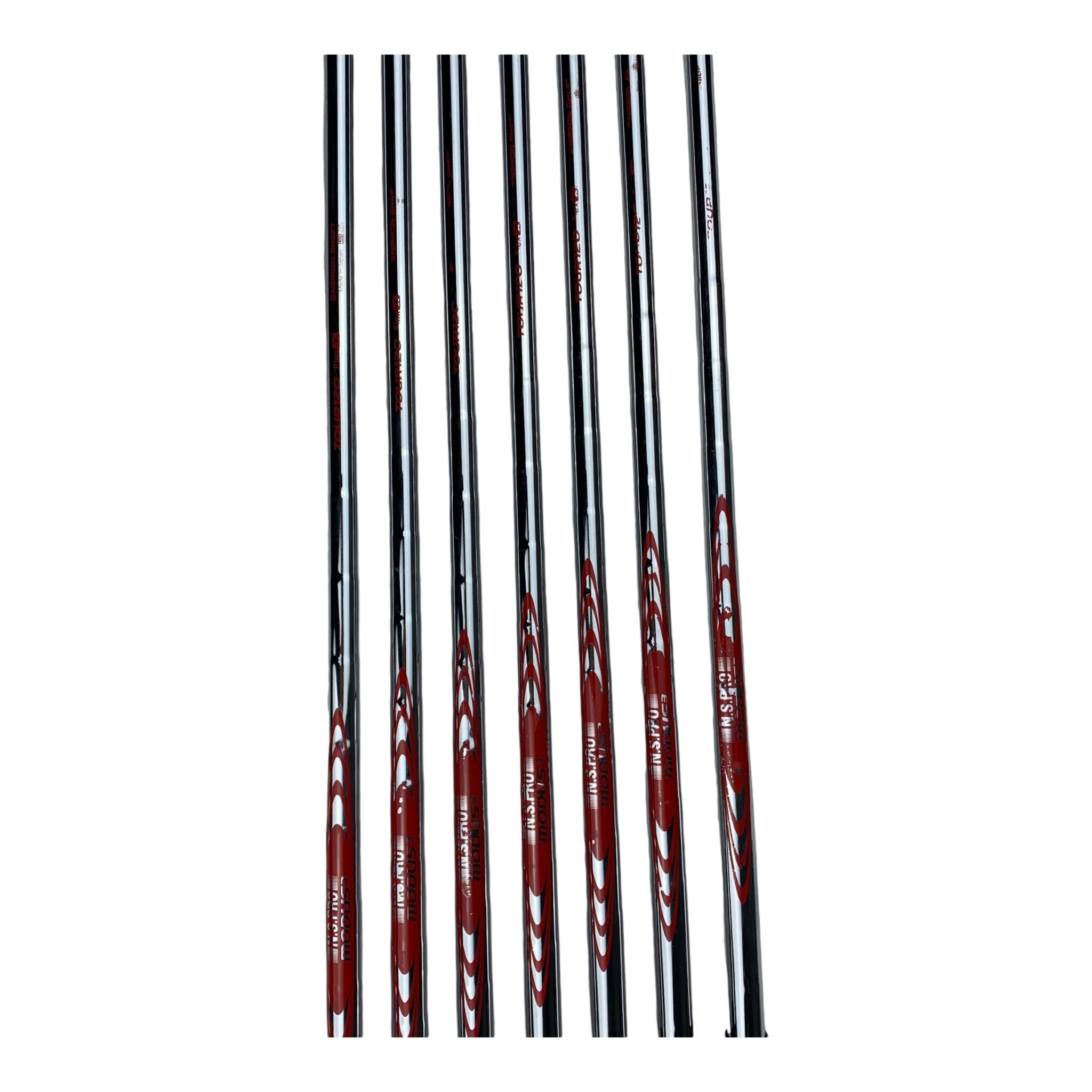 TaylorMade P7MB iron set / Flex X-Stiff / 4-P / Steel / Crossline Black Midsize Grip