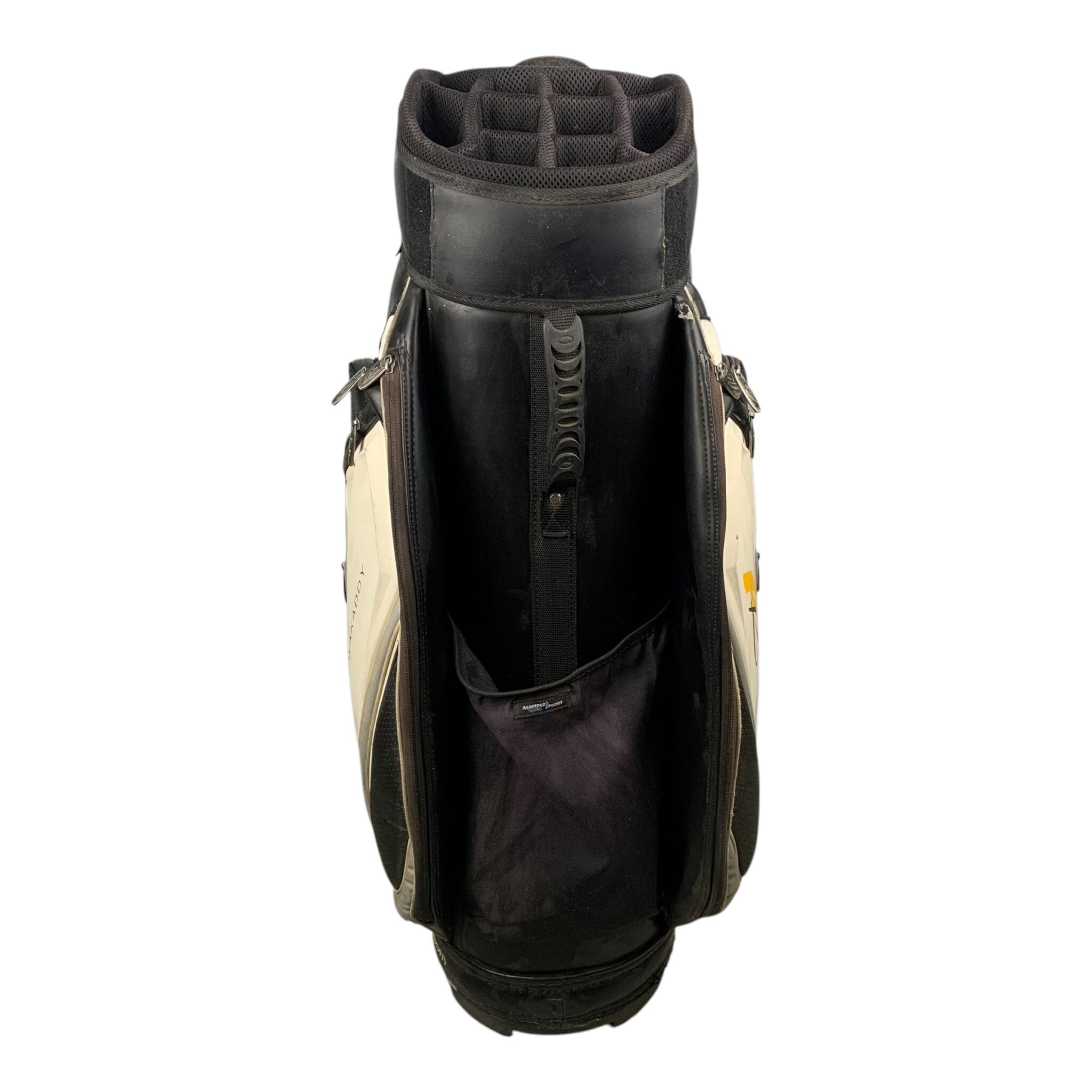 PowaKaddy CartBag / White/Black / 14 Compartments
