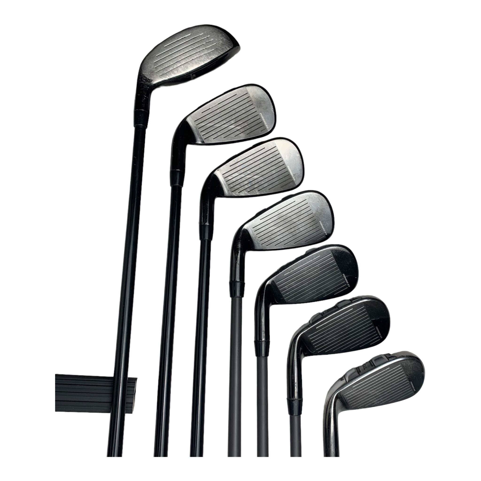 Cobra T Rail iron set / Flex A (Senior) / 4H+5-PW / Graphite / Length +0.25"