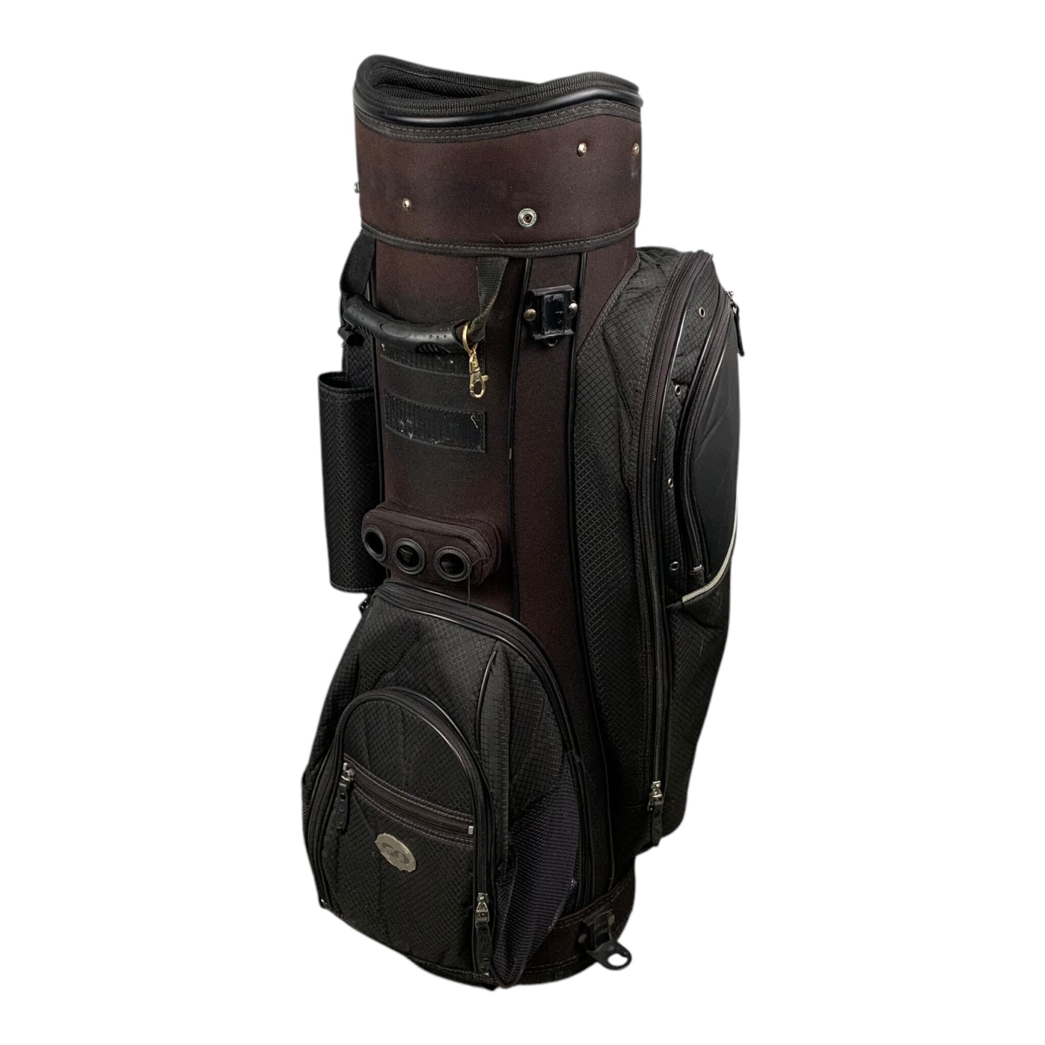 Bolsa Go Golf Cart / Negra / 6 Compartimentos