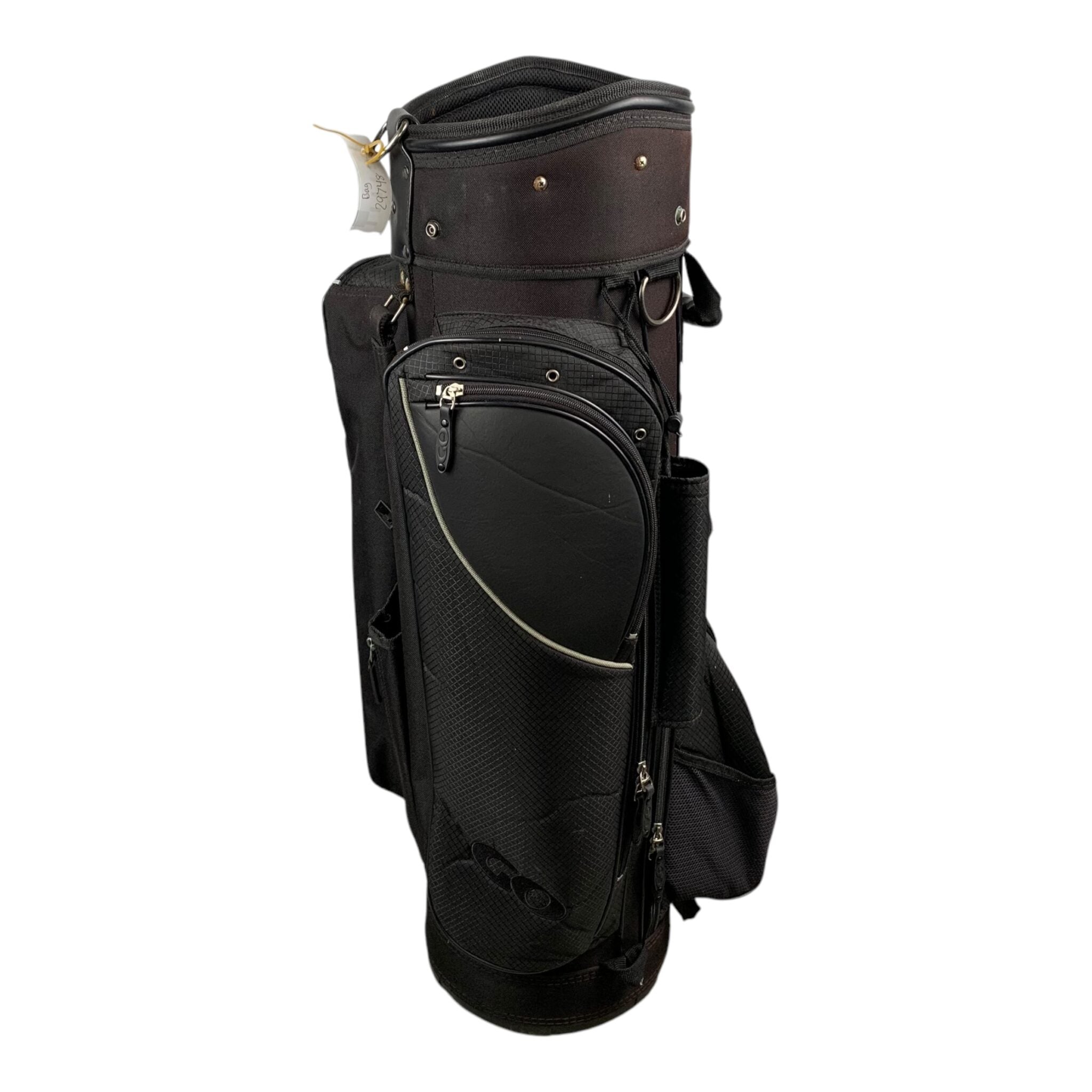 Bolsa Go Golf Cart / Negra / 6 Compartimentos