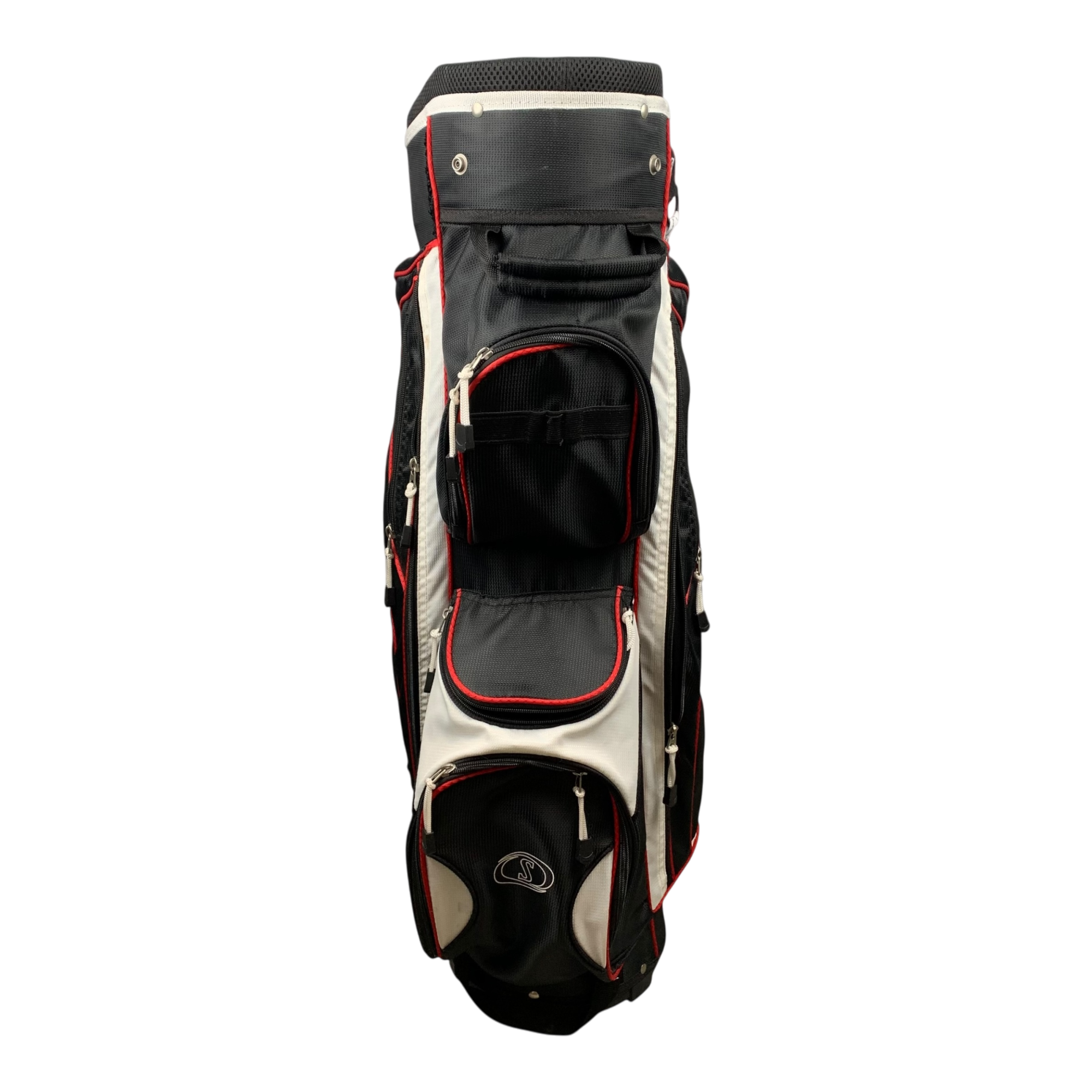 Spalding Cart Bag / 14-Way / Black galleri billede 1 - brugt golf udstyr i god stand