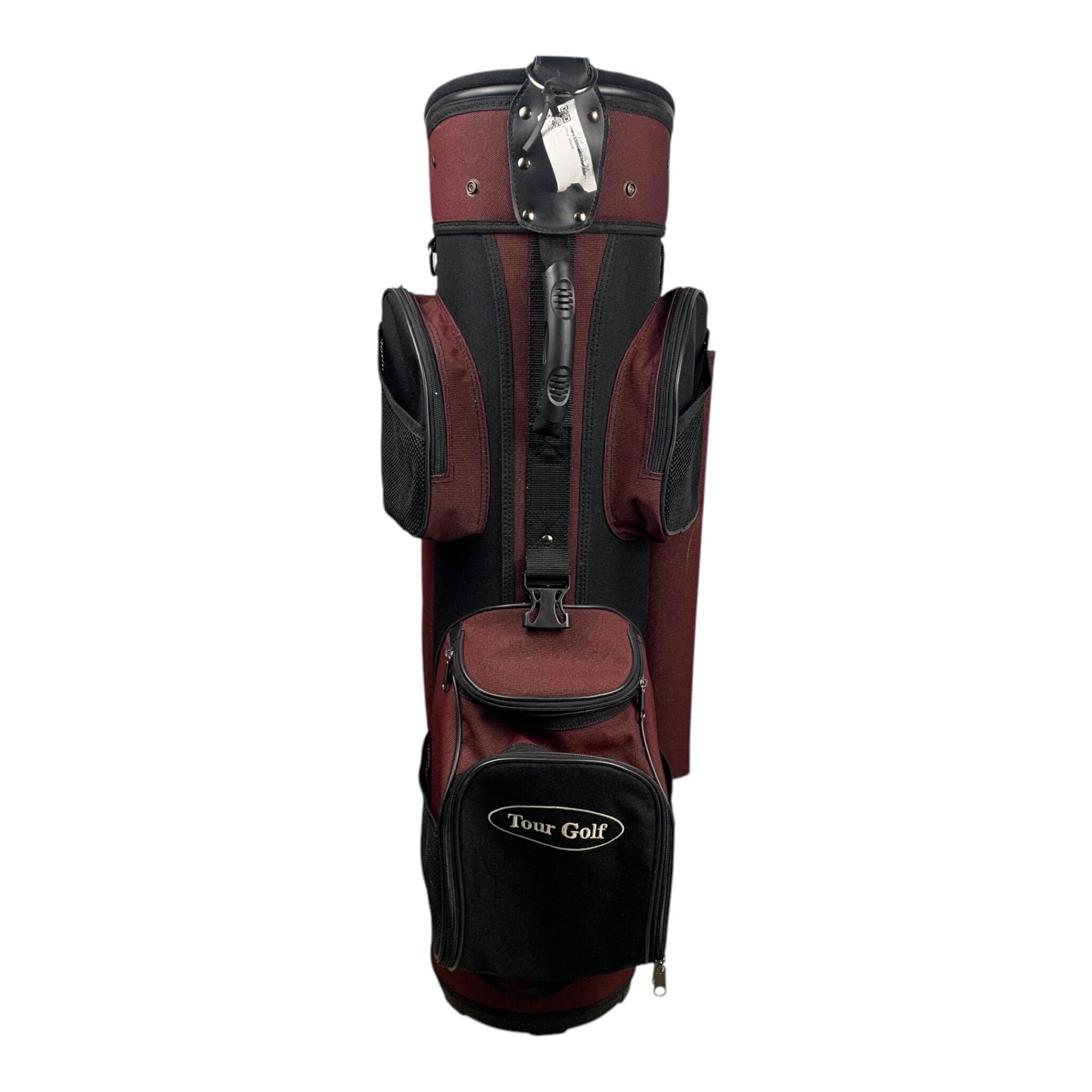 Tour Golf Cartbag / Maroon/Black / 6 Compartments