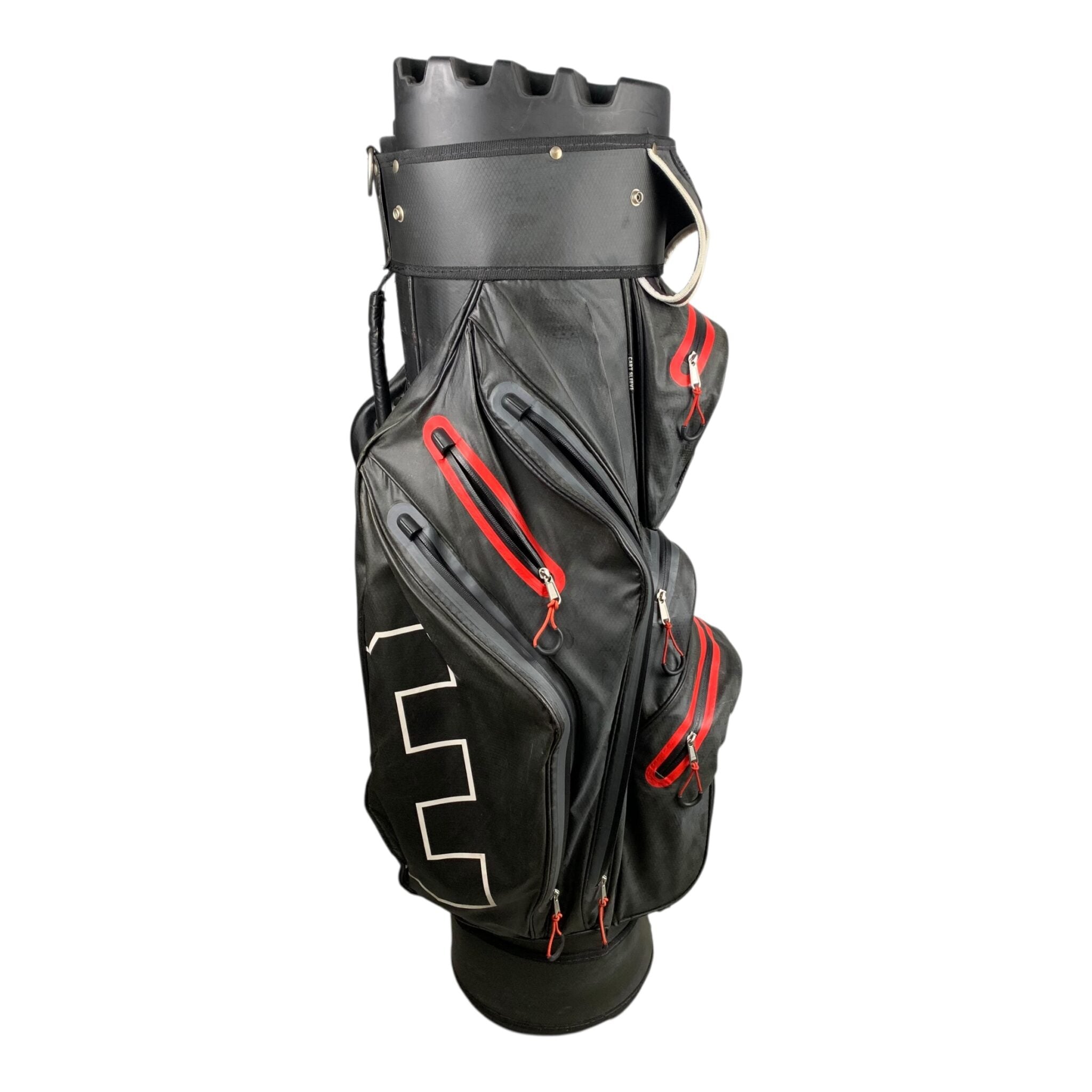 Golf Copenhagen Cartbag / Black/Red / 12-Room