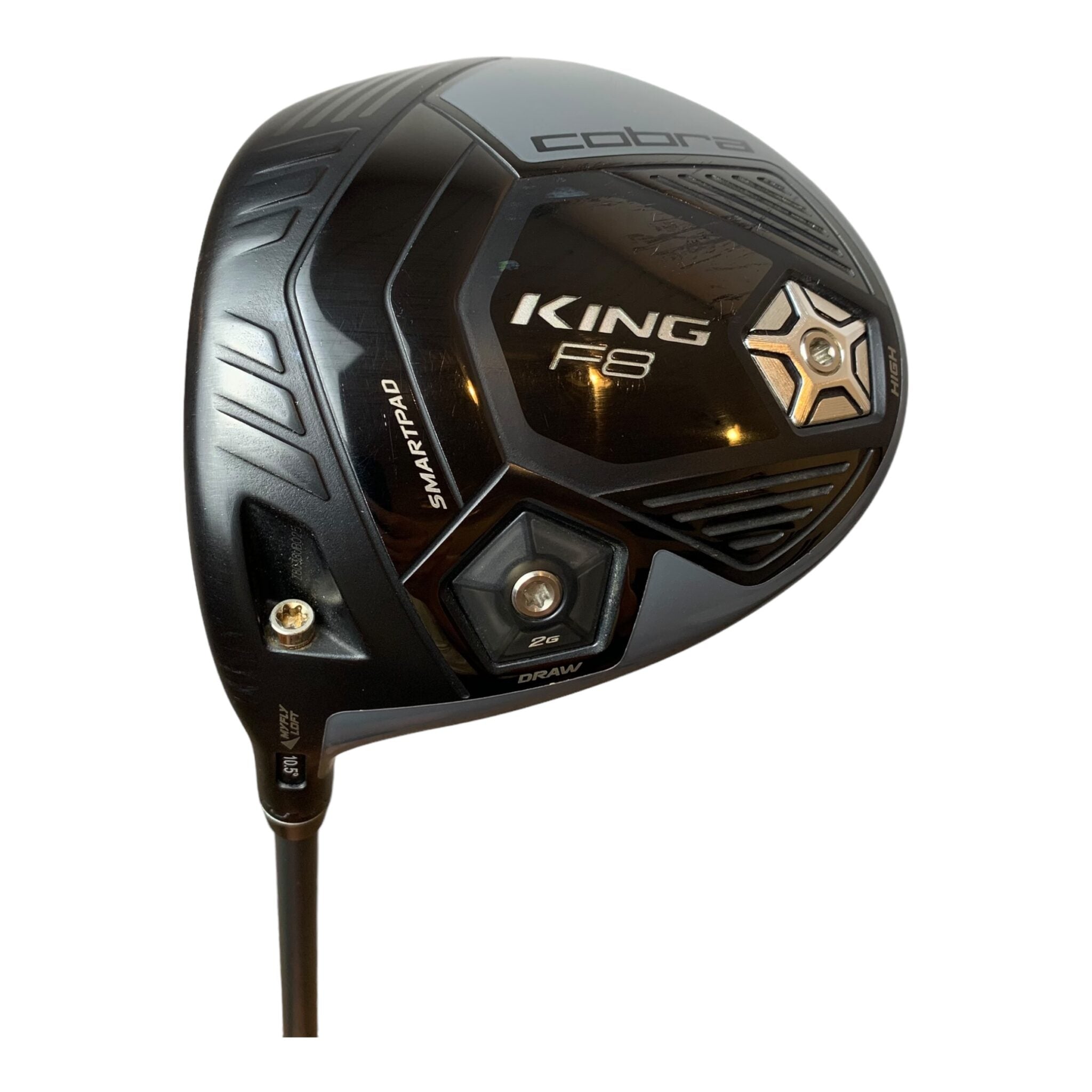 Cobra King F8 Black Driver / Flex X-stiff / Loft 10.5 / LEFT / Grip - MCC Midsize