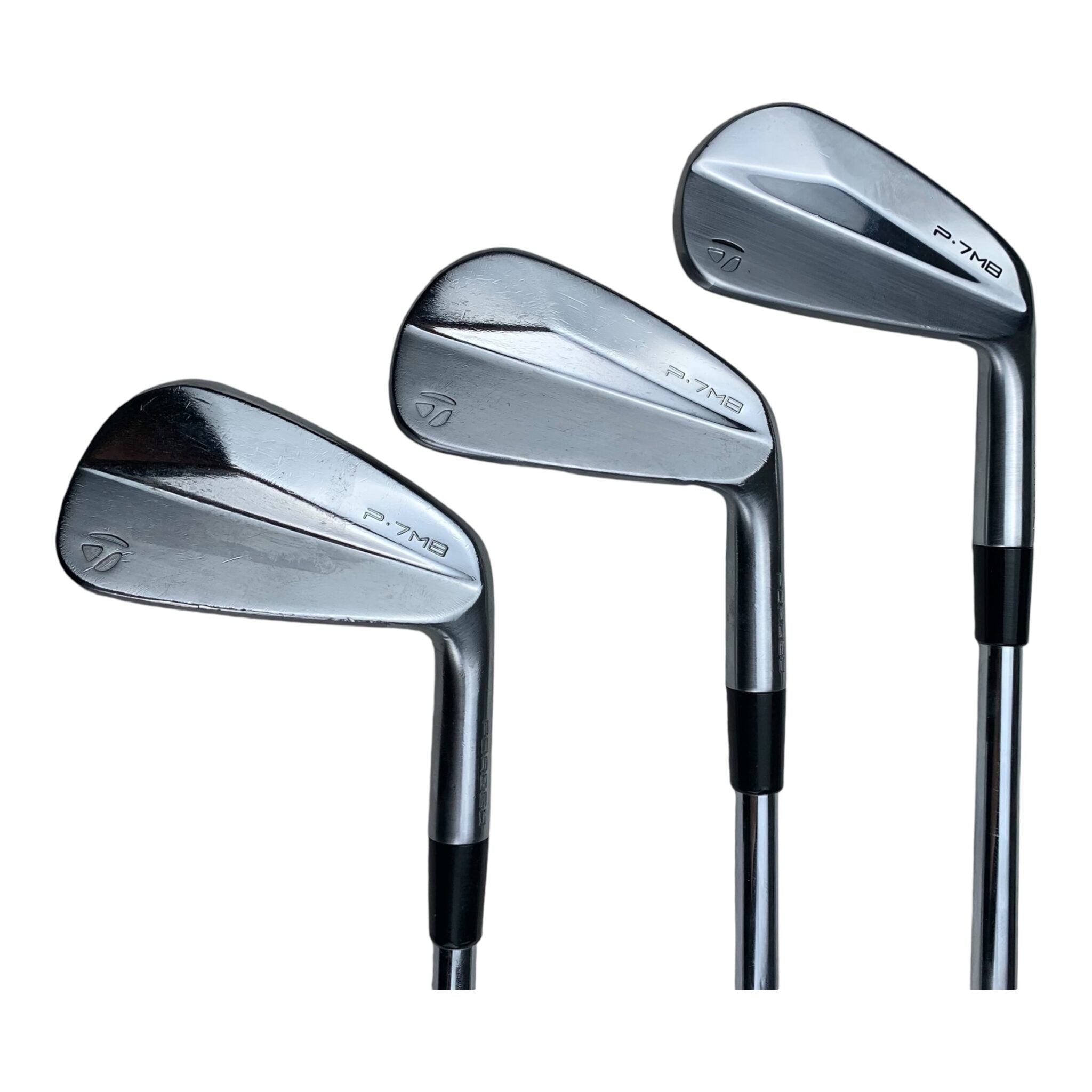 TaylorMade P7MB iron set / Flex X-Stiff / 4-P / Steel / Crossline Black Midsize Grip