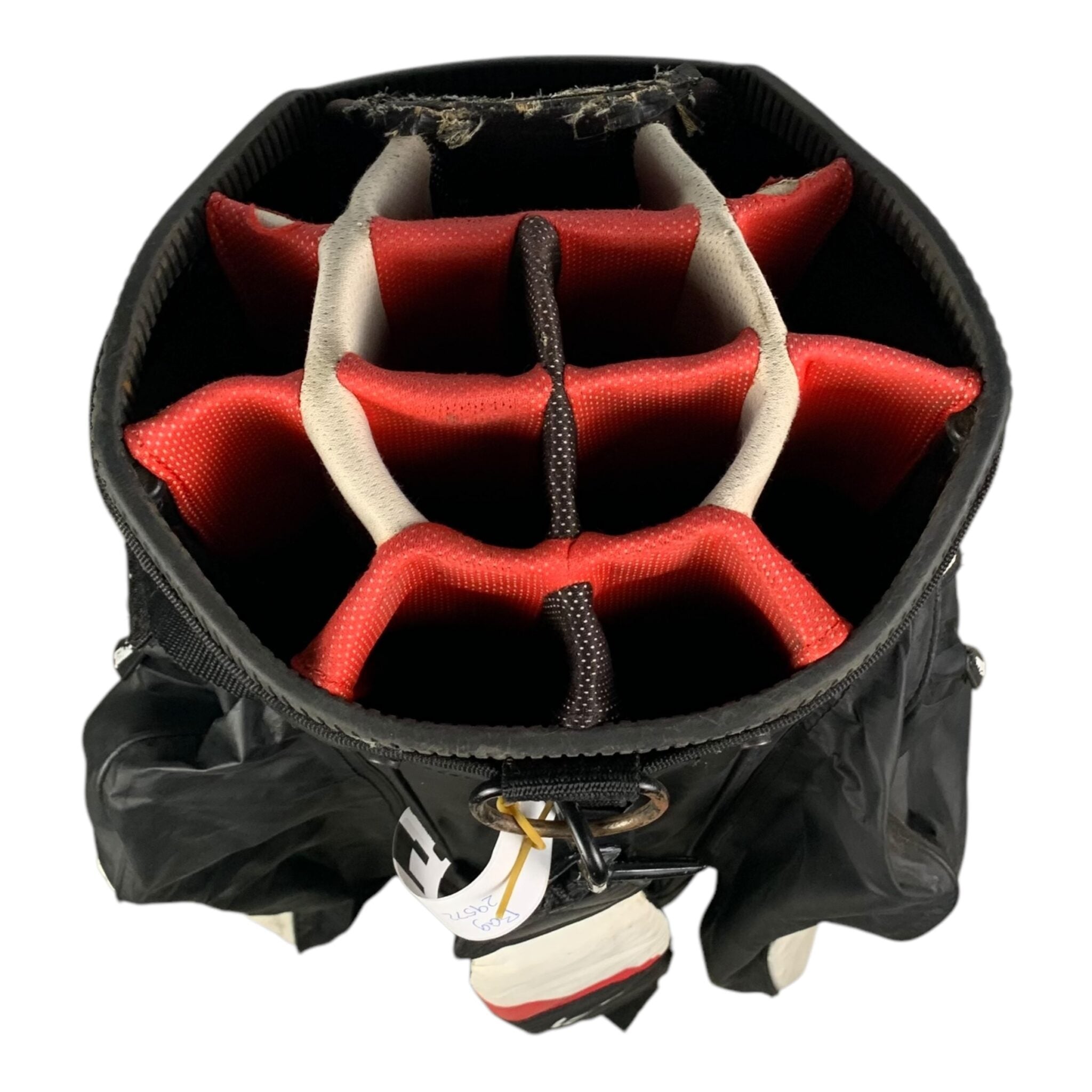 Titleist StaDry CartBag / Black/White/Red / 14 Compartments