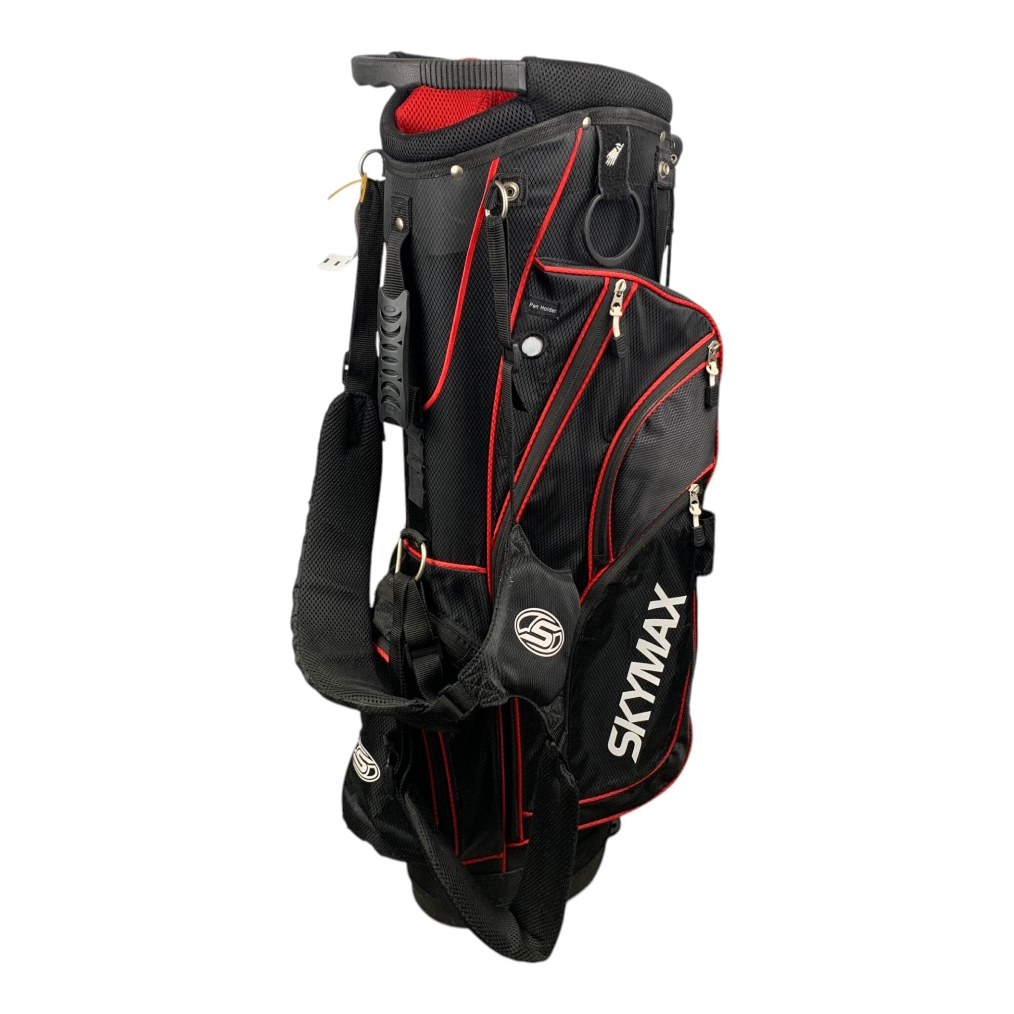 SkyMax StandBag / Black/Red / 7 Compartments