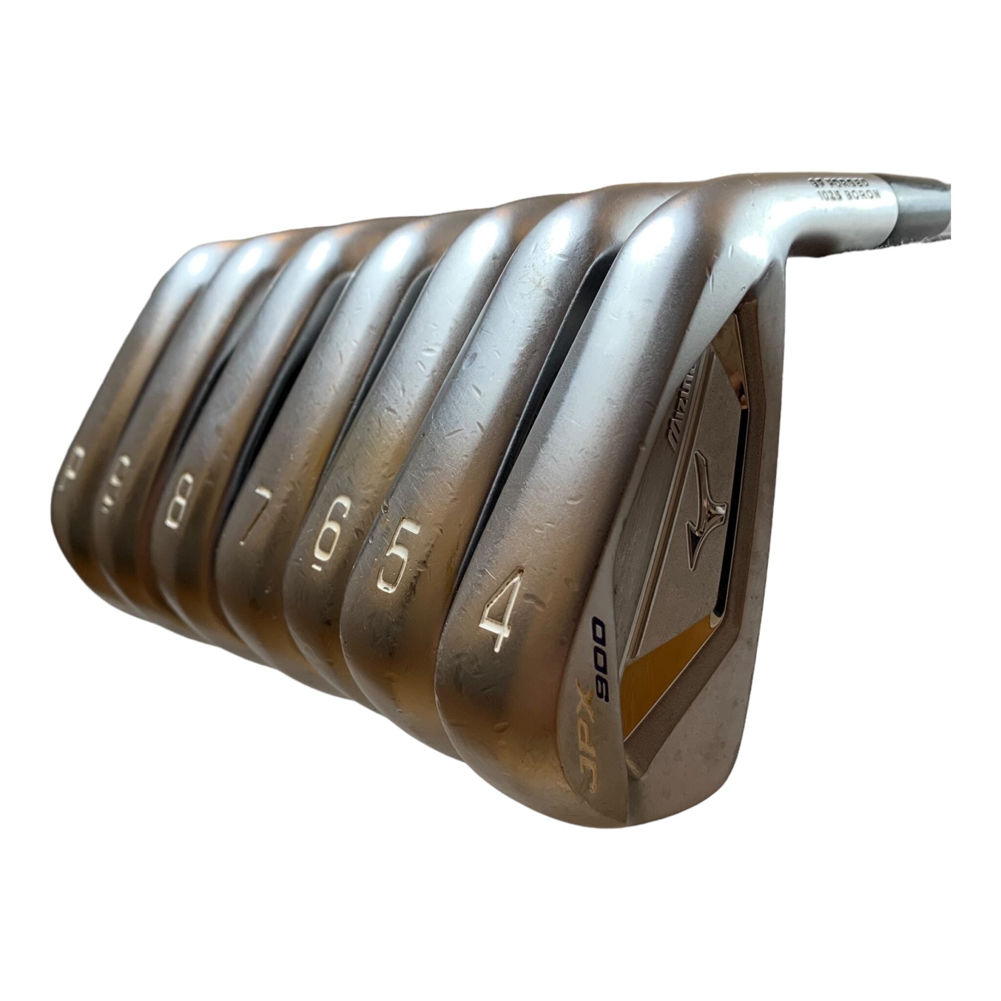 Mizuno JPX 900 Forged Eisenset / Flex Regular / 4-PW / Stahl / Länge: -0,25" / MCC Std Griffe