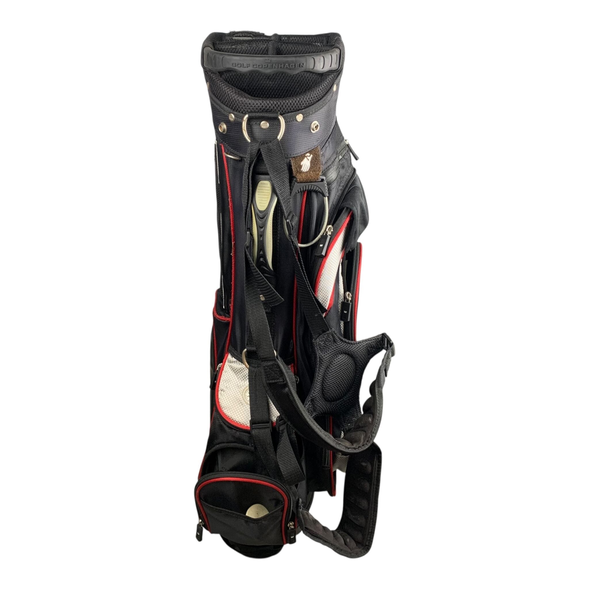 Borsa Stand Golf Copenhagen / Nero/Rosso / 6-Way