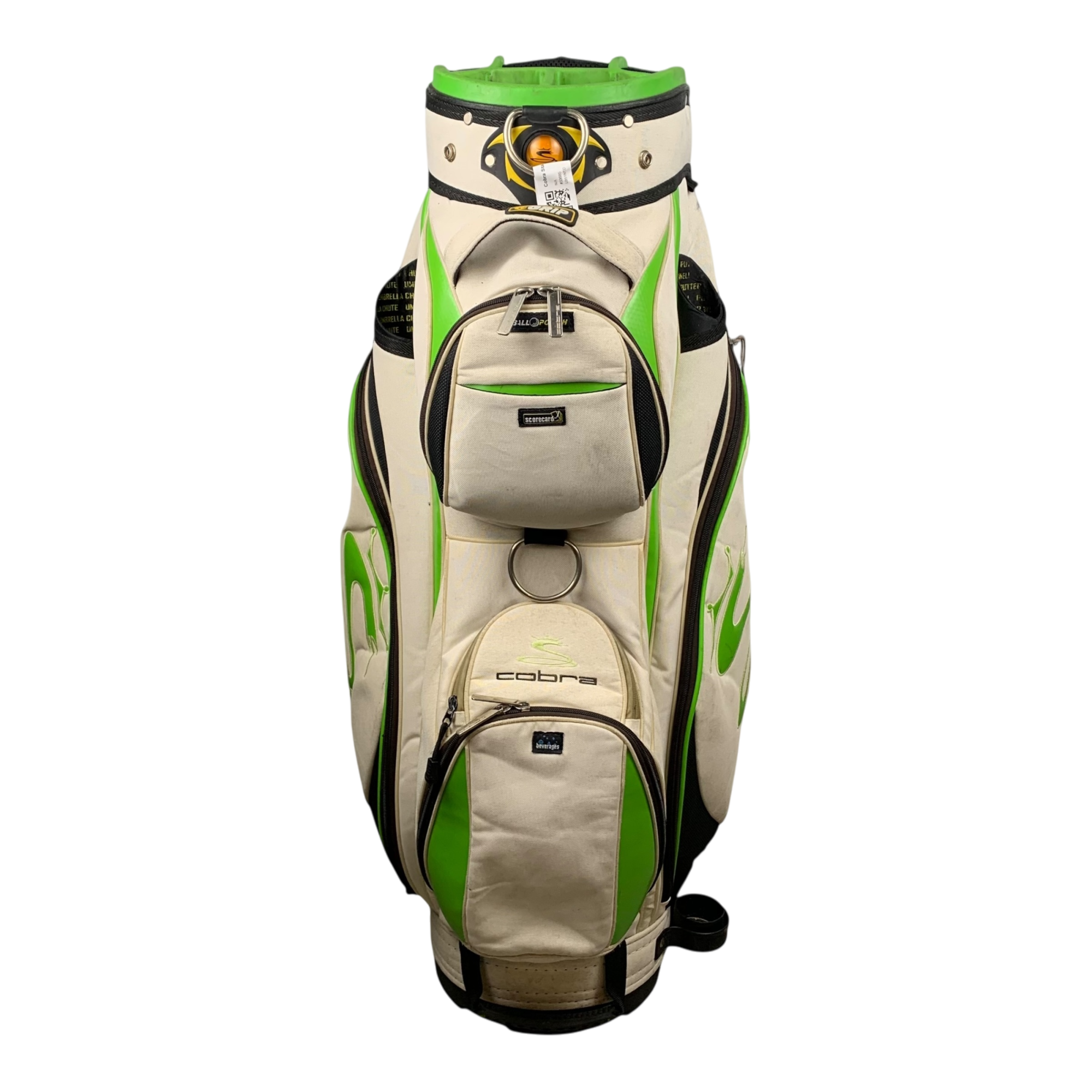 Cobra Staff Bag / 14-Way / White galleri billede 1 - brugt golf udstyr i god stand