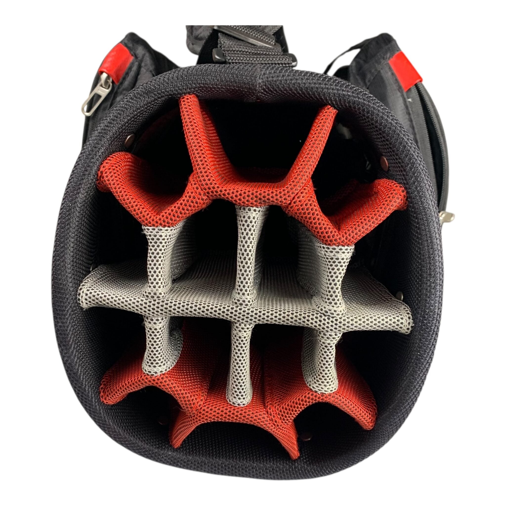 Nike Cartbag / Negro/Rojo / 14-Way