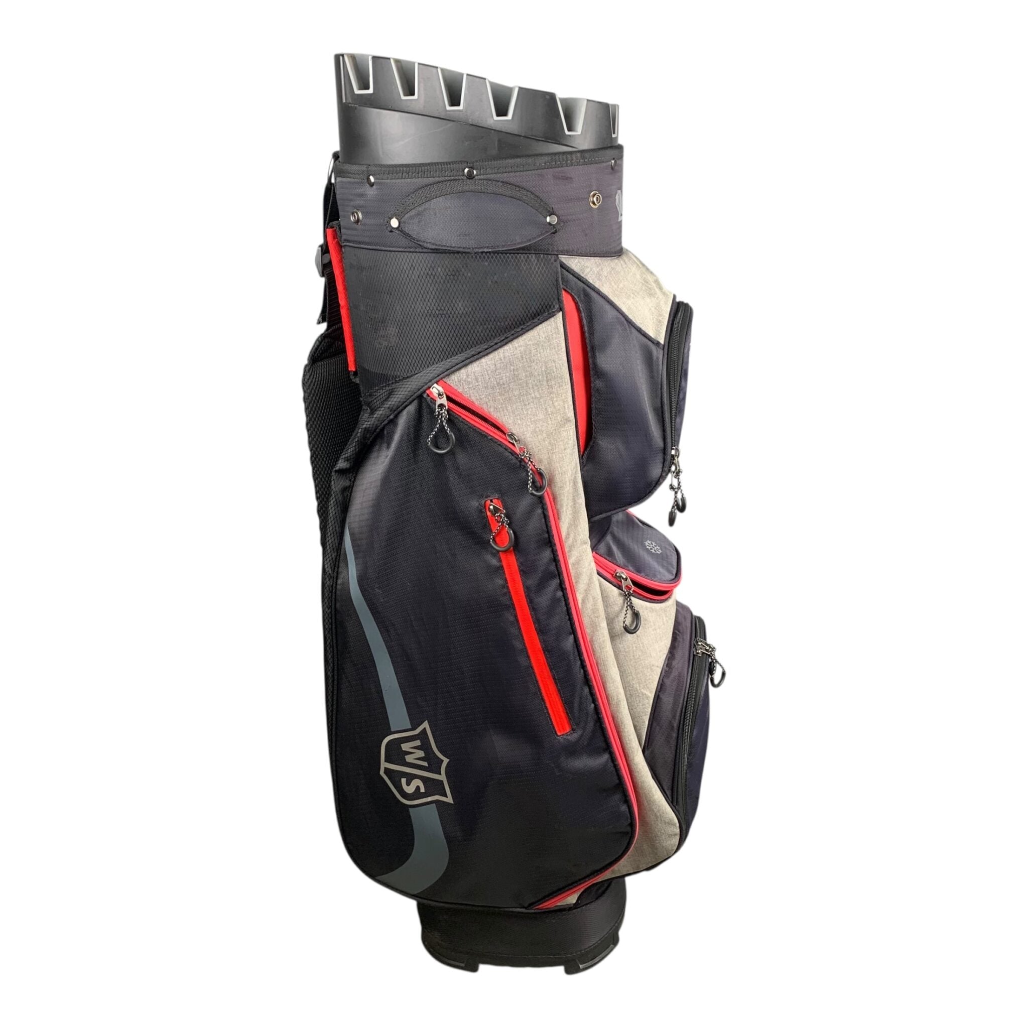 Wilson Staff Cartbag / Black/Pink / 14-Room