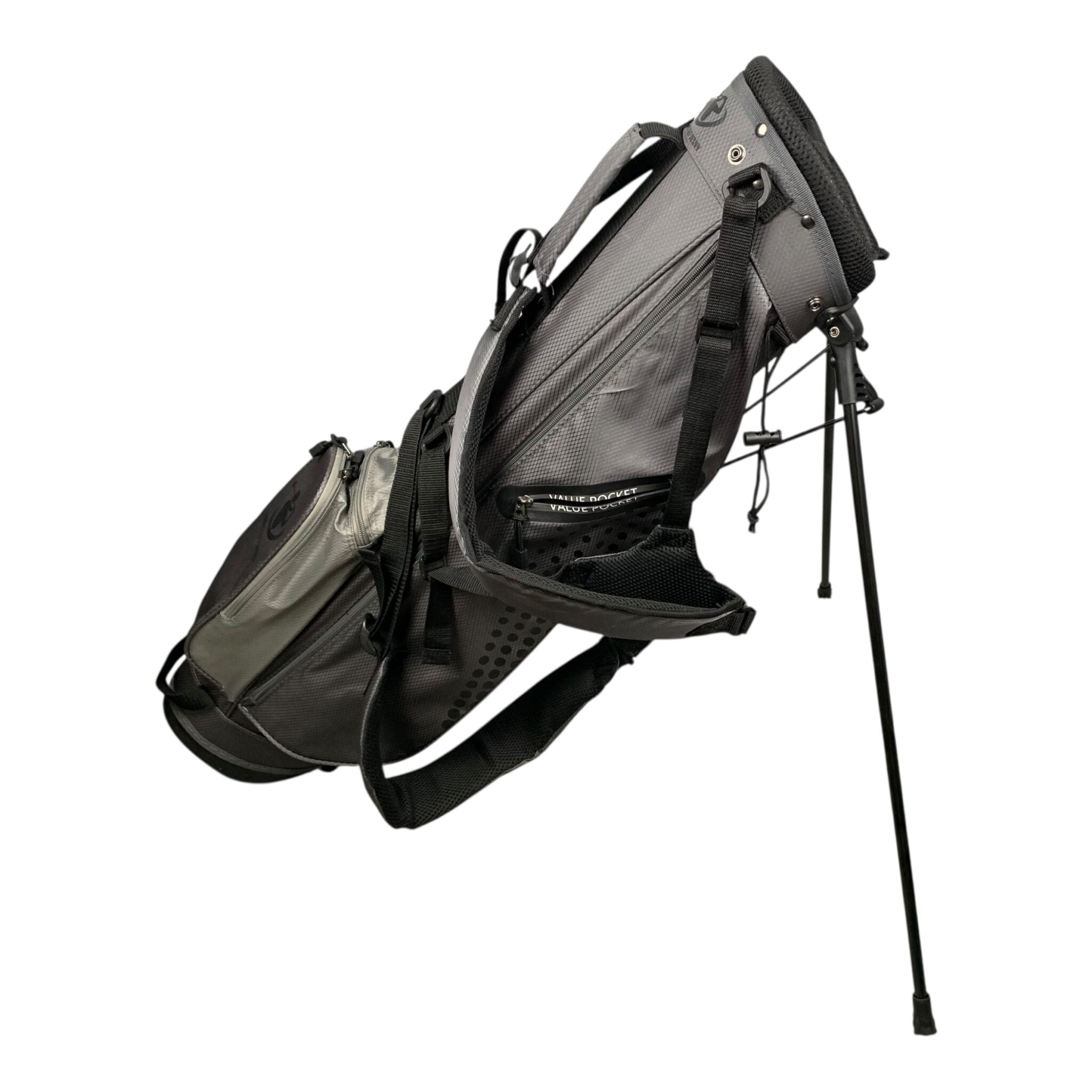 Nordic Golf Design Pencilbag / Grey/Black / 5 Compartments