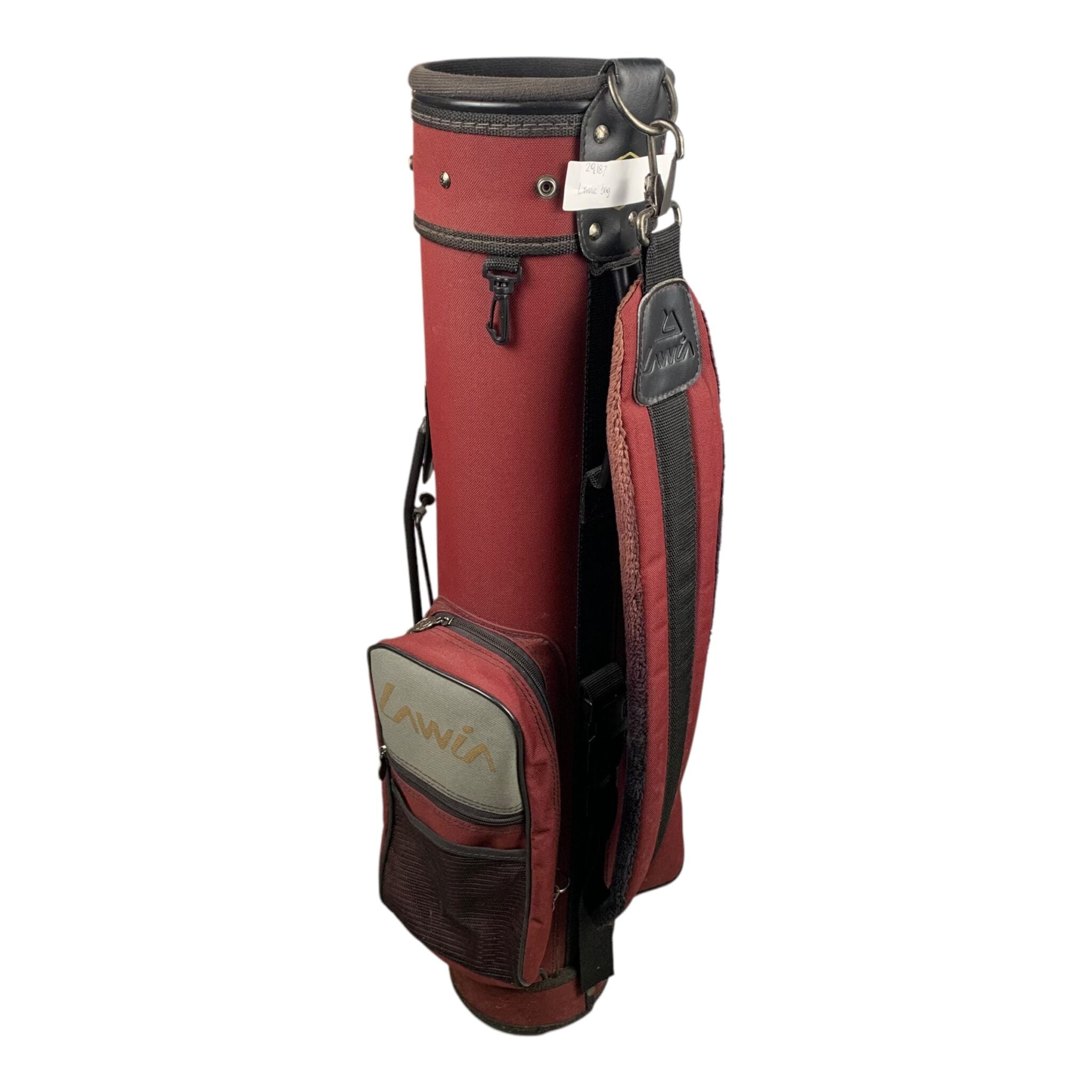 Borsa Lawia Standbag / Rosso/Nero / 2 scomparti
