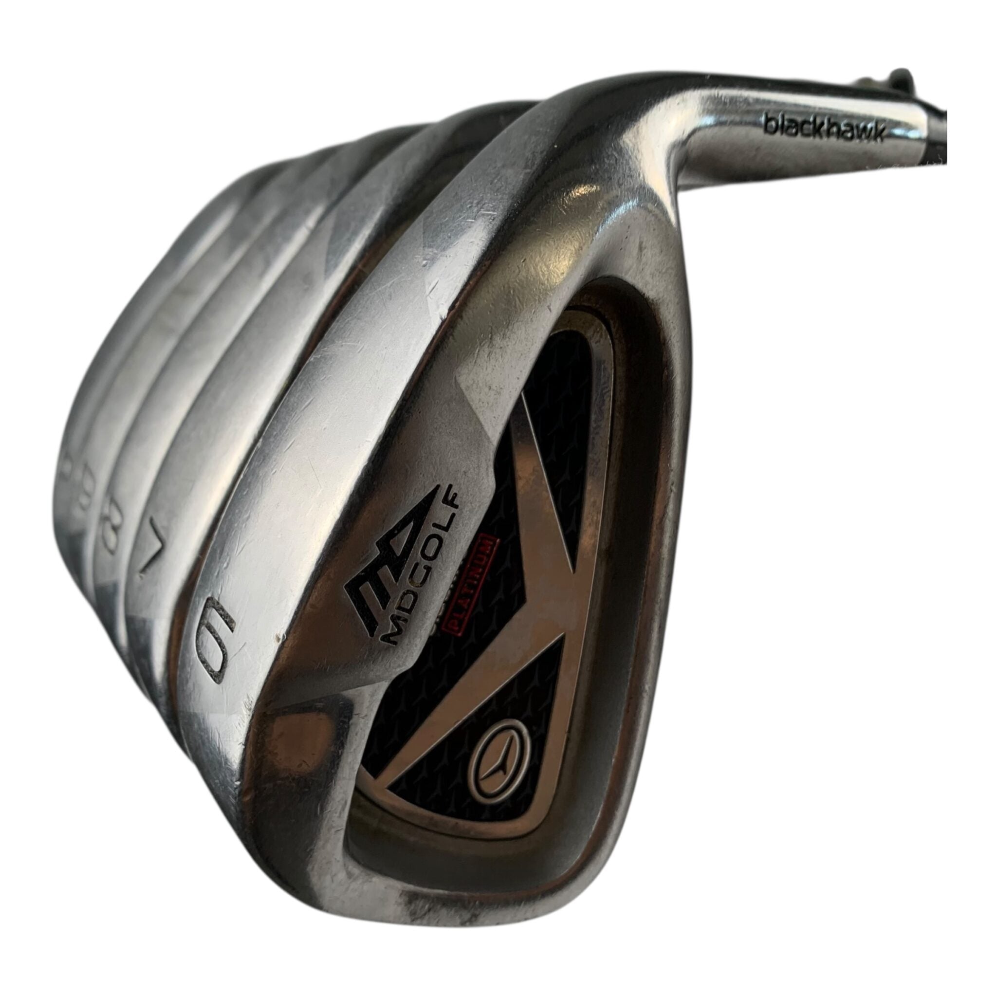 MD Golf Black Hawk Platinum Iron Set / Flex Regular / 6-SW / Steel